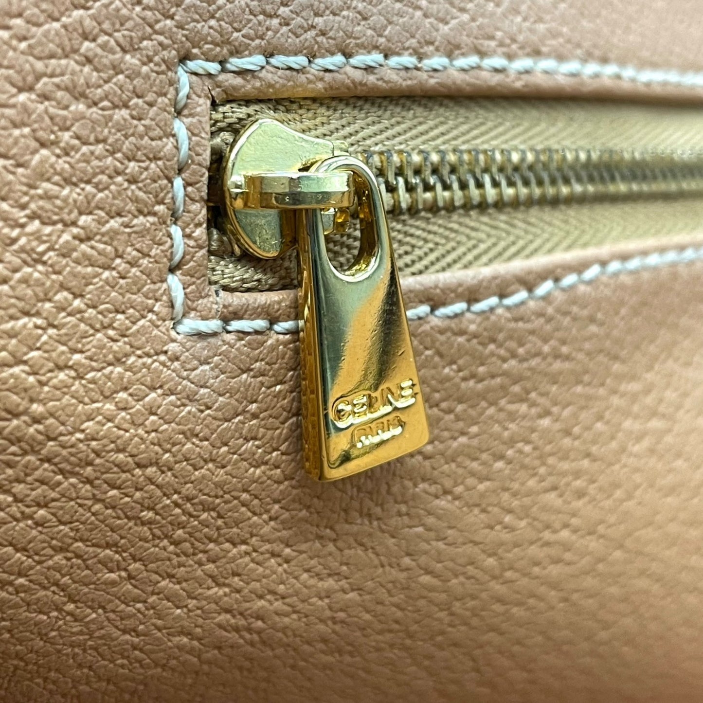 美品 CELINE セリーヌ マカダム ハンドバッグ トートバッグ PVC レザー 茶 ブラウン ゴールド金具 ワンショルダー 肩掛け可 ヴィンテージ オールドセリーヌ レディース B1