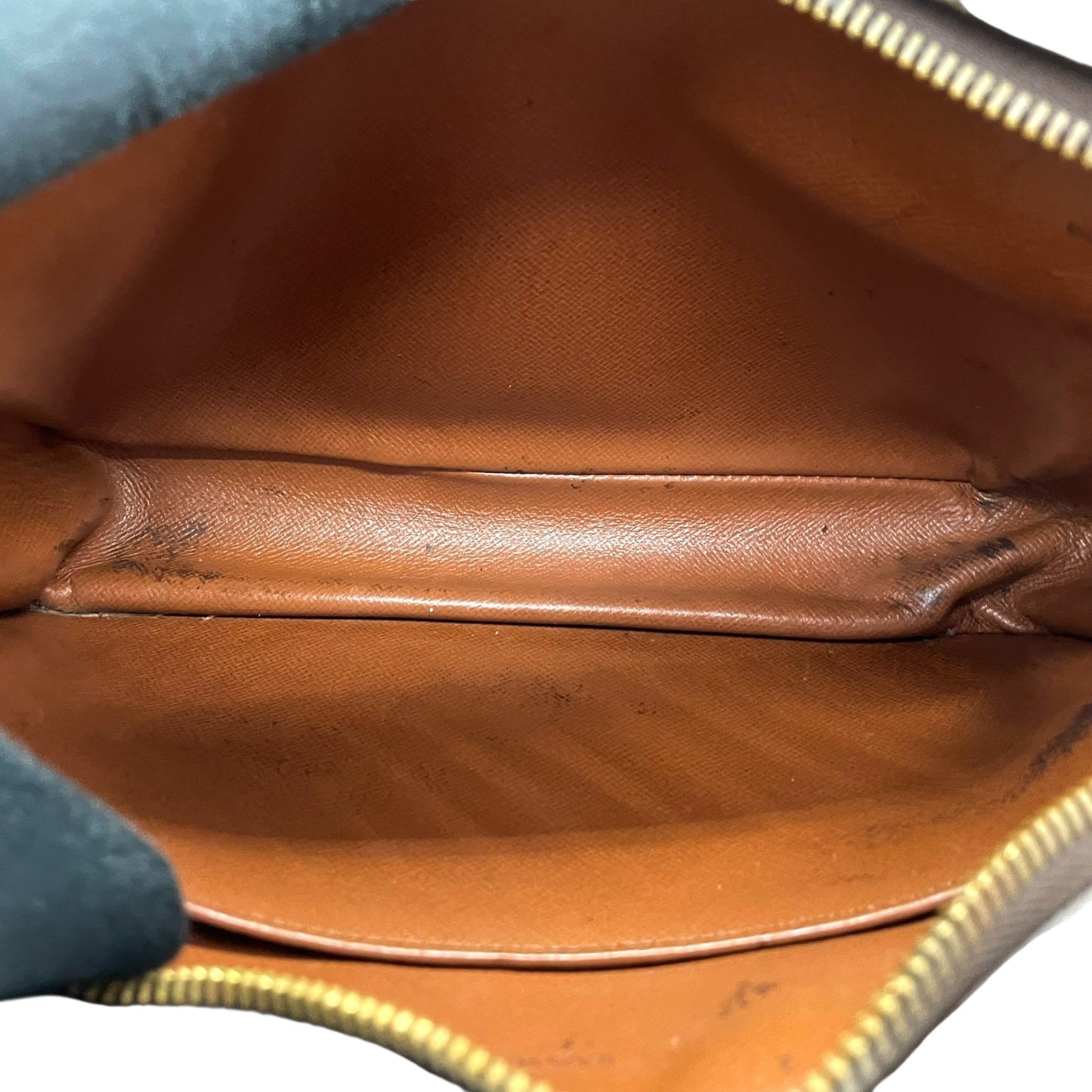 LOUIS VUITTON ルイヴィトン モノグラム コンピエーニュ セカンドバッグ クラッチバッグ PVC レザー M51847 茶 ブラウン ゴールド金具 メンズ W3