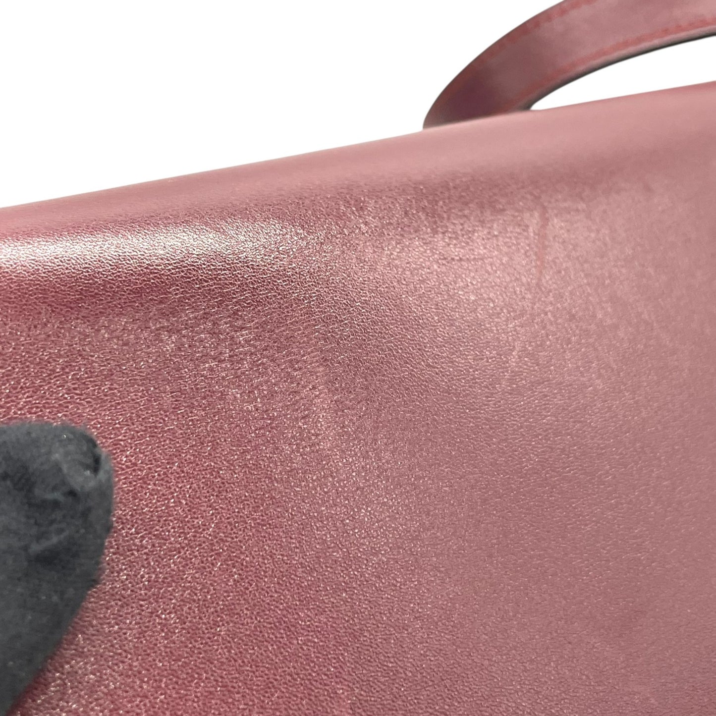 Authentic Christian Dior Shoulder Bag Red Bordeaux Leather Gold Hardware Logo Vintage