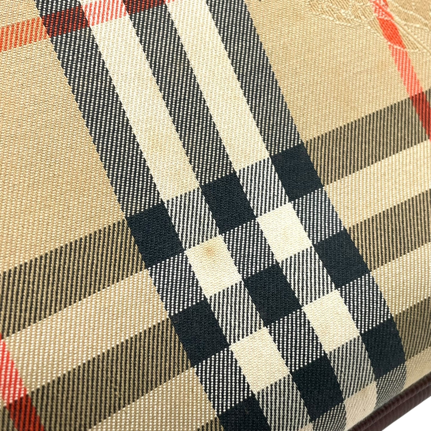 BURBERRY バーバリー ショルダーバッグ ノバチェック シャドーホース ホースロゴ 茶 ブラウン ベージュ キャンバス レザー ゴールド金具 ポシェット 斜め掛け可 ヴィンテージ レディース K13