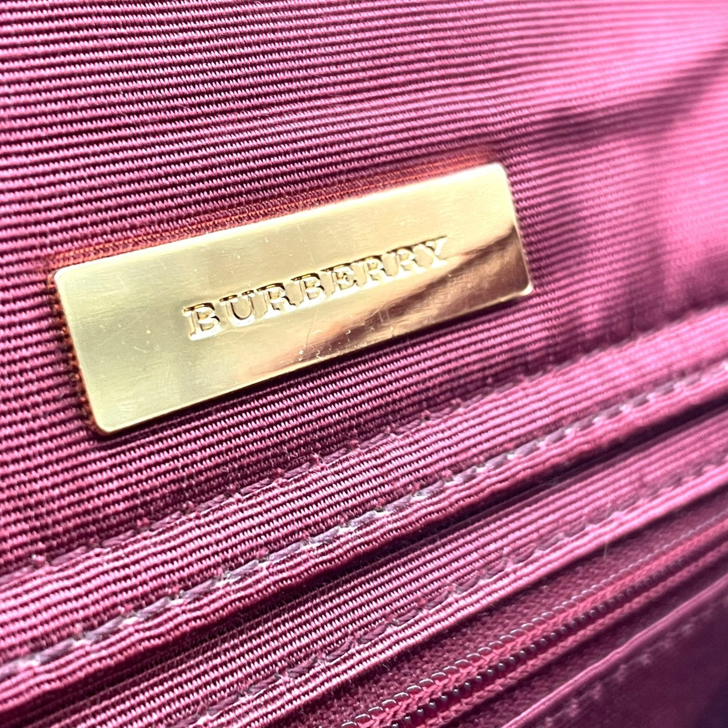 バーバリー Burberry ヴィンテージ ショルダーバッグ ハンドバッグ ノバチェック 赤 ボルドーレザー ワンショルダー C8