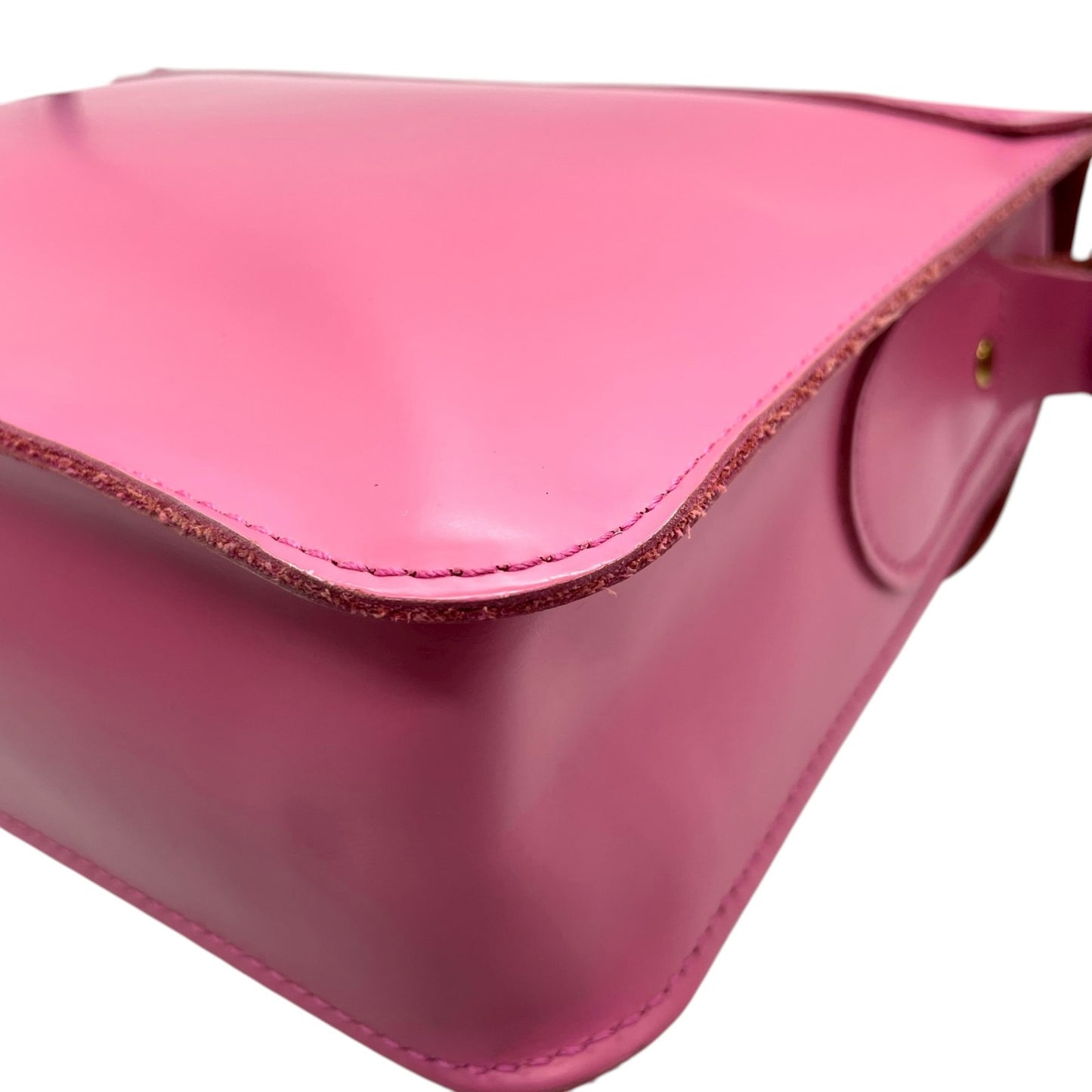 ドクターマーチン Dr.Martens サッチェルバッグ ショルダー レザー ゴールド 金金具 ピンク 2WAY レディース C9