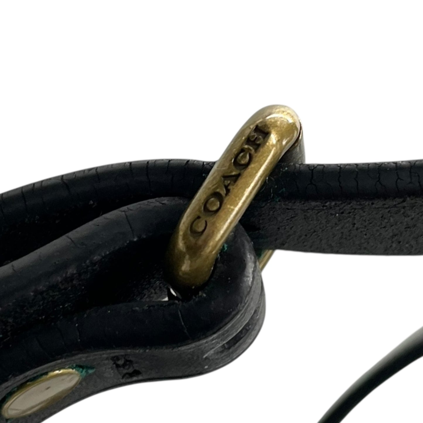 コーチ COACH トートバッグ 黒 ブラック レザー シンプルデザイン A4対応 肩掛け ショルダー 71329 チャーム付き U11