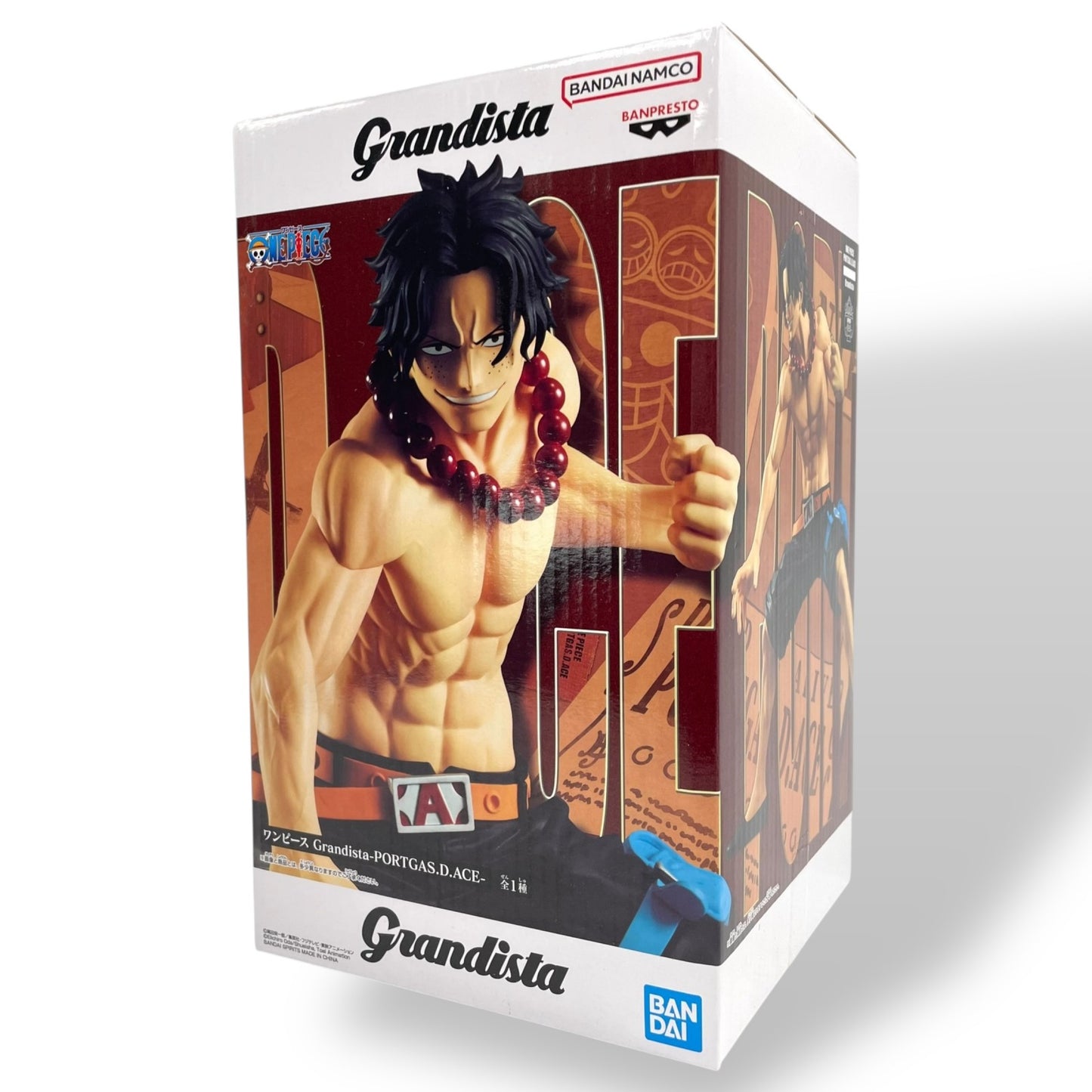 BANDAI ワンピース Grandista ポートガス・D・エース フィギュア BANPRESTO バンプレスト 未開封品 E