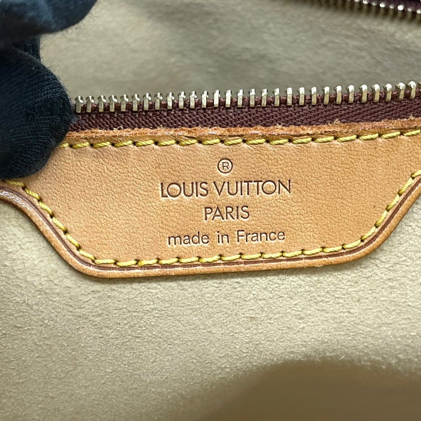 Authentic LOUIS VUITTON Monogram Cite Shoulder Bag M51181 Brown PVC Leather Gold Hardware Tote Bag Men's Women's Shoulder Strap