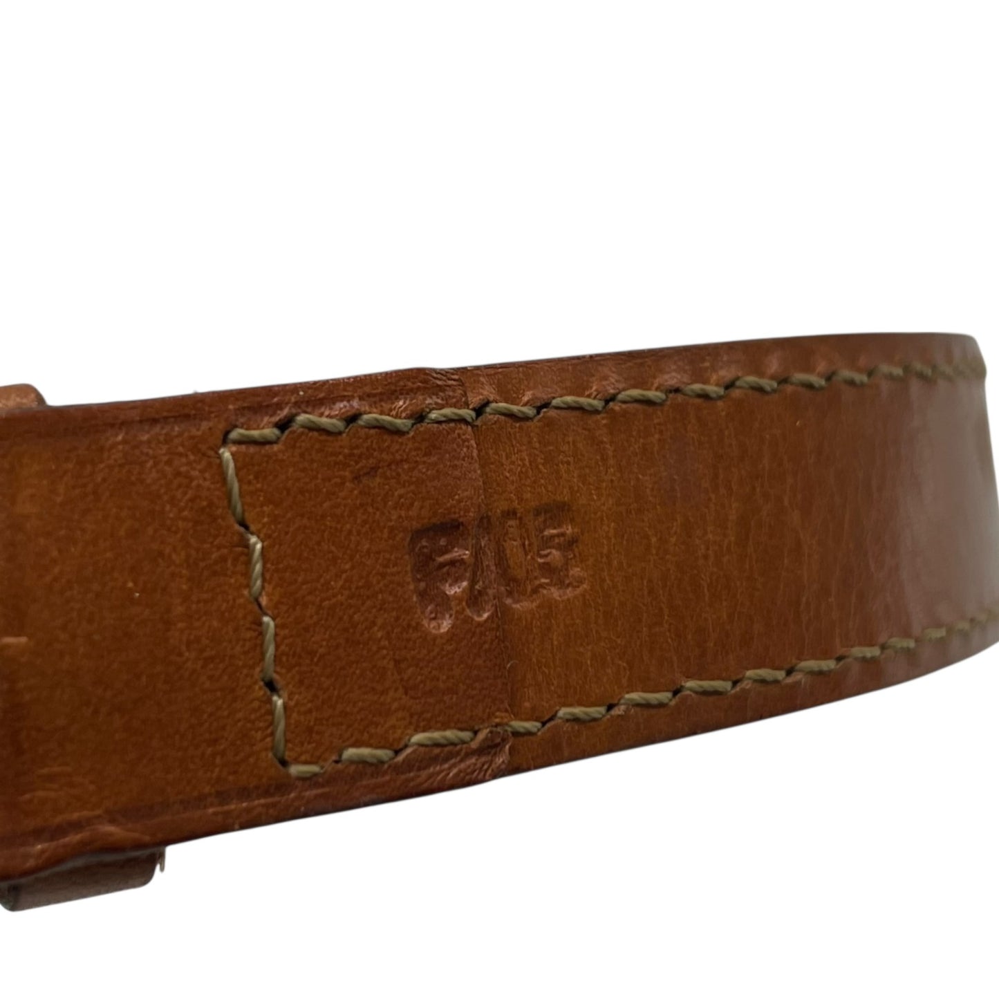 Authentic Old CELINE Macadam Shoulder Bag Brown PVC Leather Logo Vintage Crossbody