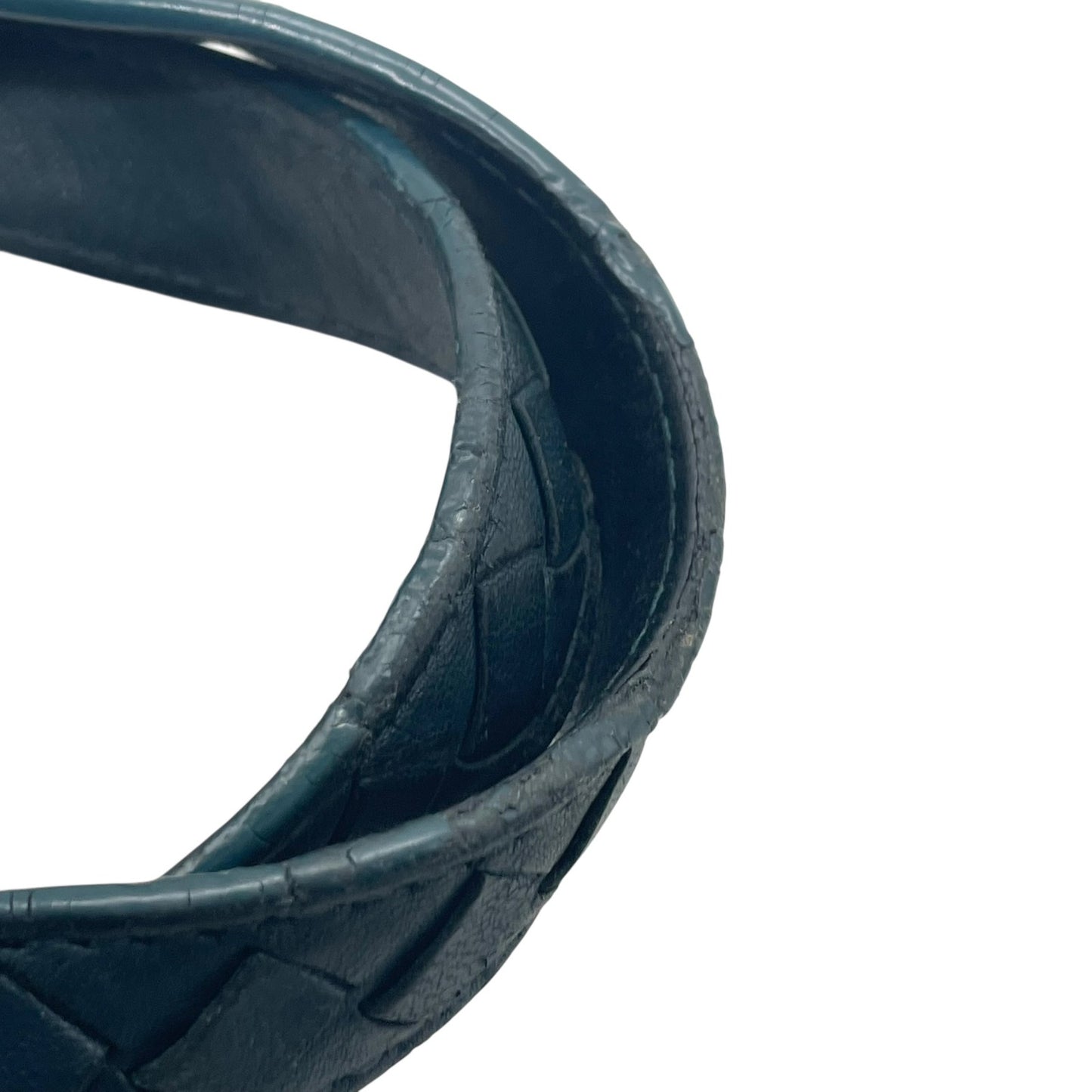 BOTTEGA VENETA ボッテガヴェネタ イントレチャート トートバッグ レザー ダークグリーン 肩掛け可 ハンドバッグ レディース 正規品 D