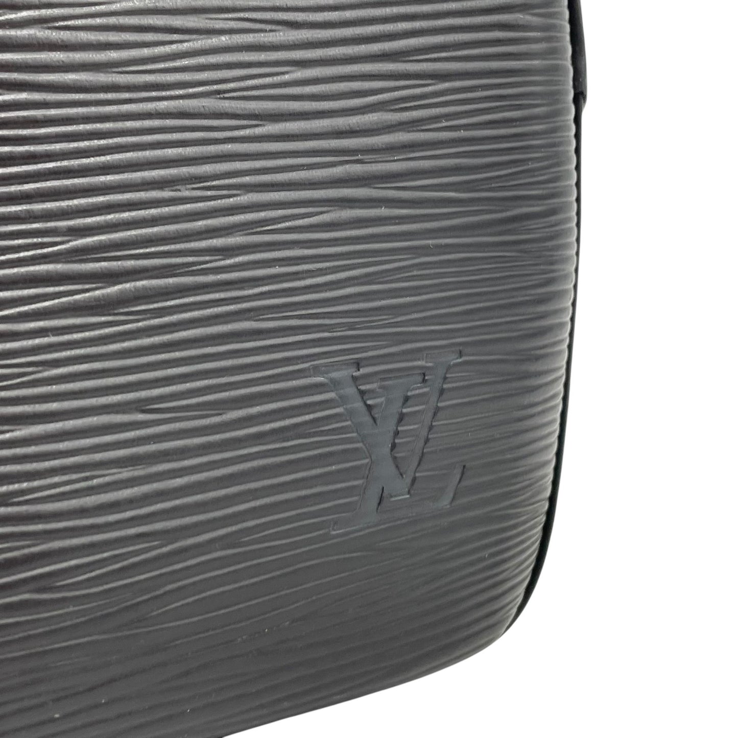 極美品 LOUIS VUITTON ルイ・ヴィトン サブロン ハンドバッグ エピ ノワール ブラック M52042 ゴールド金具 レディース D