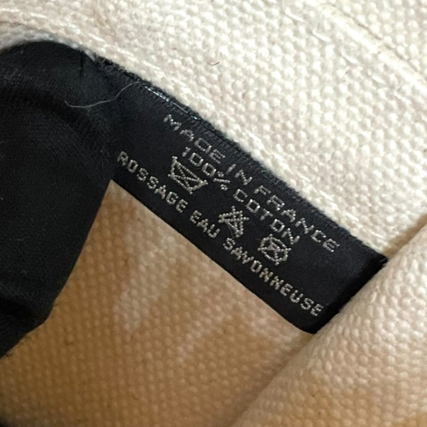 HERMES エルメス ボラボラPM ボラボラトート トートバッグ ハンドバッグ キャンバス アイボリー オレンジ シルバー金具 レディース B