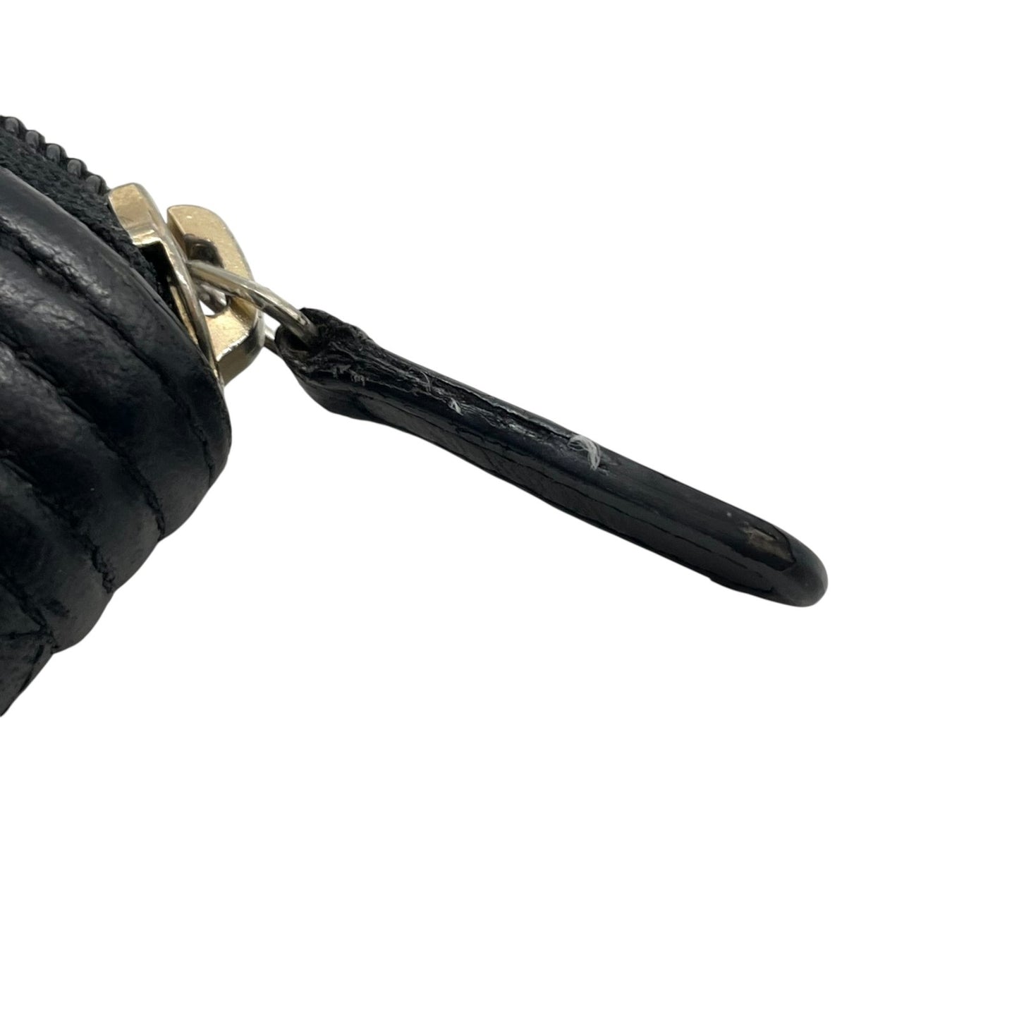 美品 シャネル CHANEL ボーイシャネル ラウンドファスナー 長財布 ブラック 黒 レザー 金 ゴールド金具 キルティング ココマーク W6