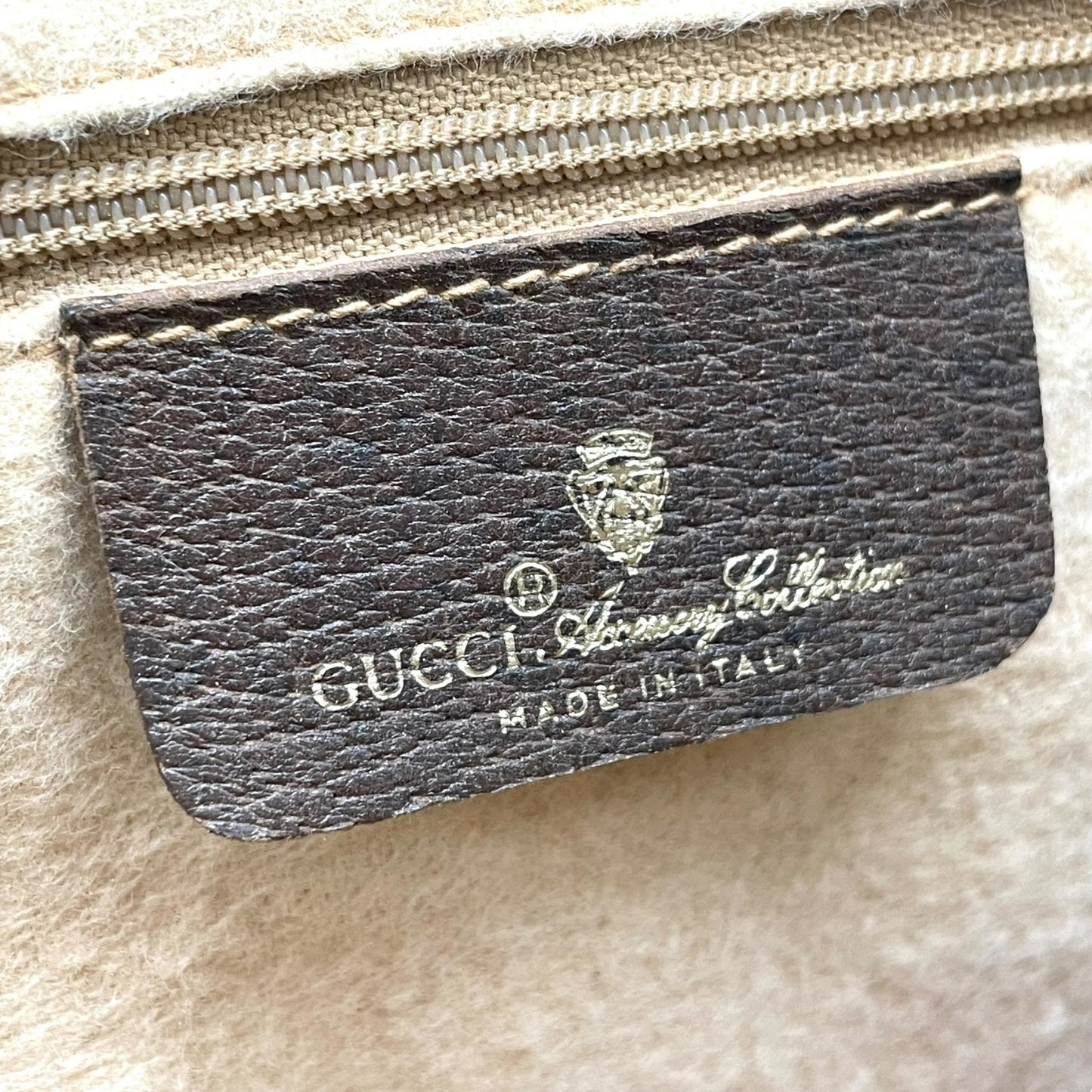 GUCCI グッチ GGスプリーム クラッチバッグ セカンドバッグ 茶 ブラウン グレー PVC レザー ゴールド金具 オールドグッチ ヴィンテージ メンズ レディース C4