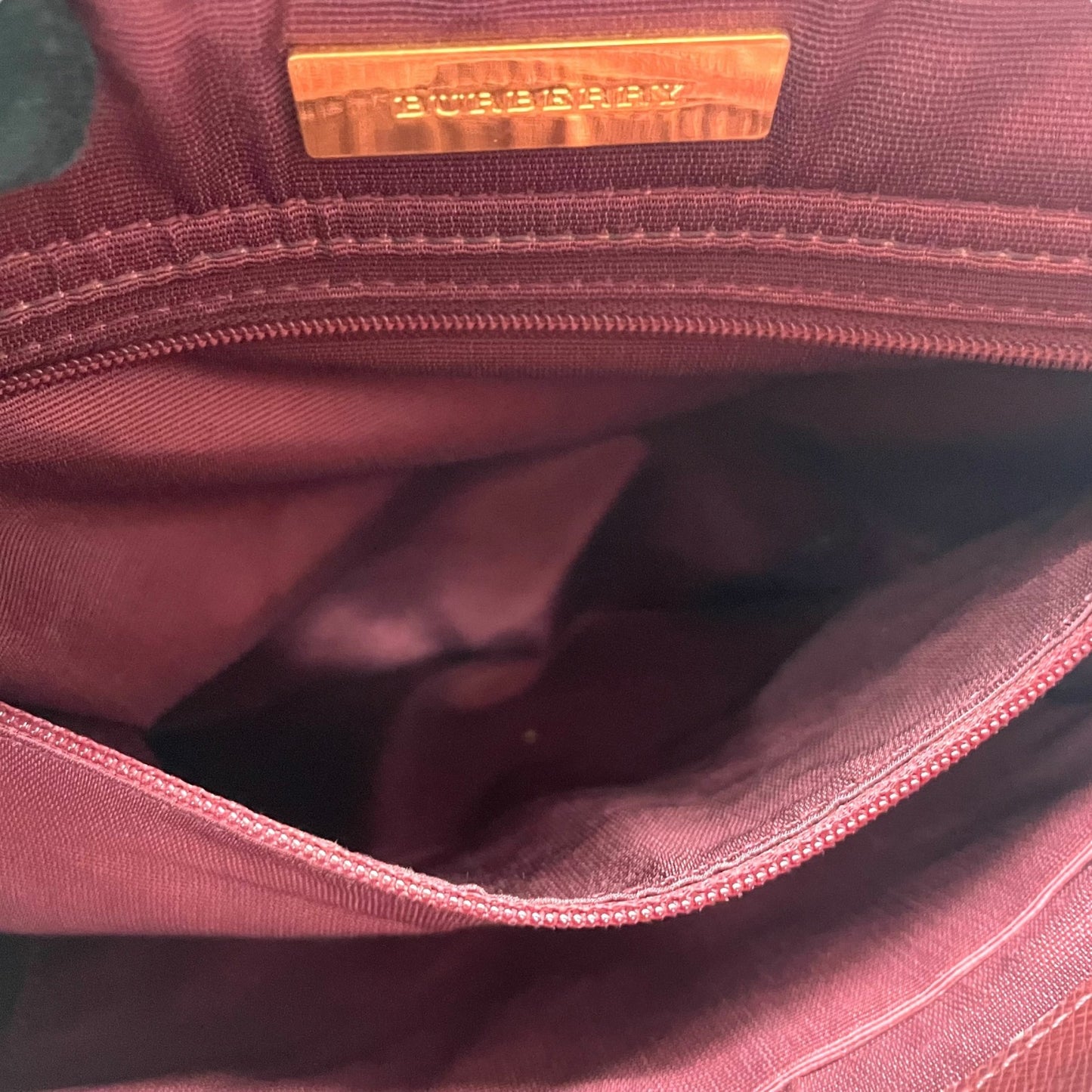 バーバリー Burberry ヴィンテージ ショルダーバッグ ハンドバッグ ノバチェック 赤 ボルドーレザー ワンショルダー C8