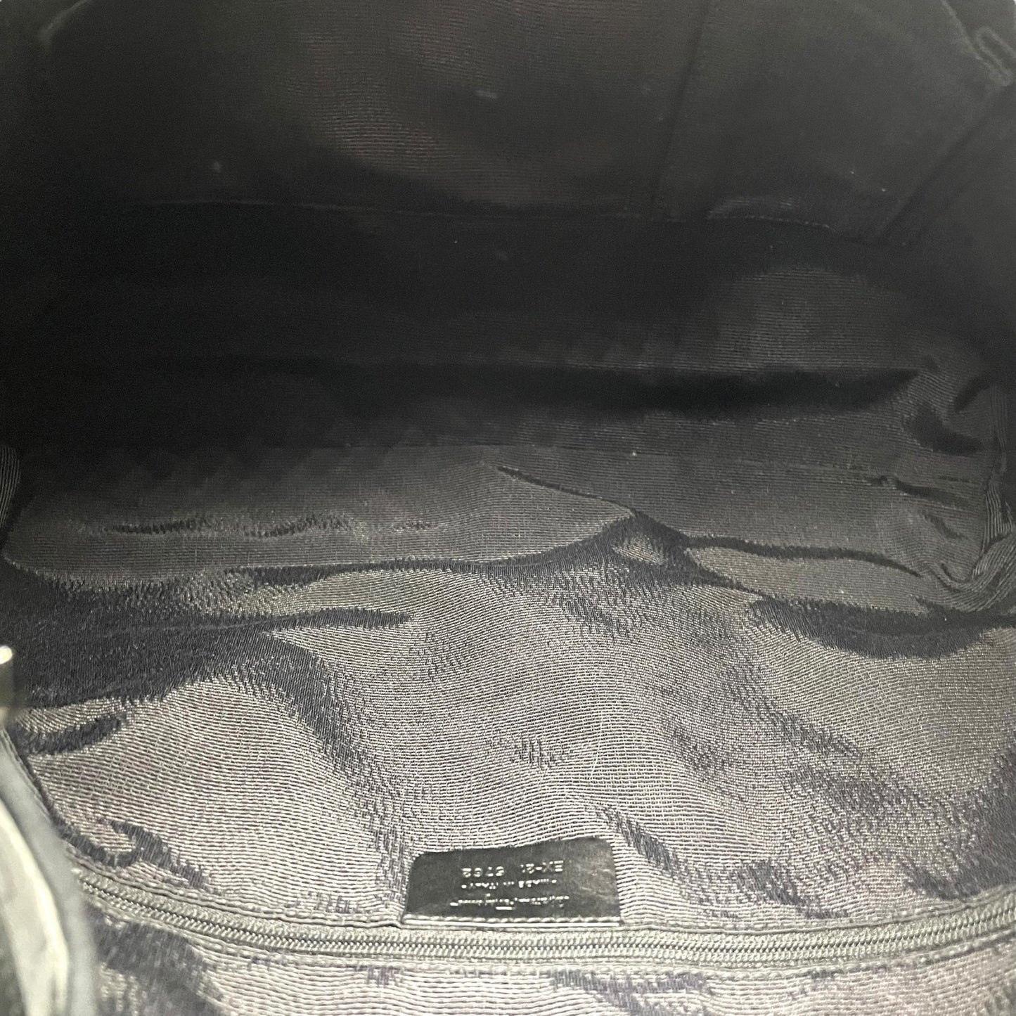 サルヴァトーレ フェラガモ Salvatore Ferragamo ガンチーニ ショルダーバッグ トートバッグ キャンバス 黒 ブラック シルバー金具 ロゴ ワンショルダー C3