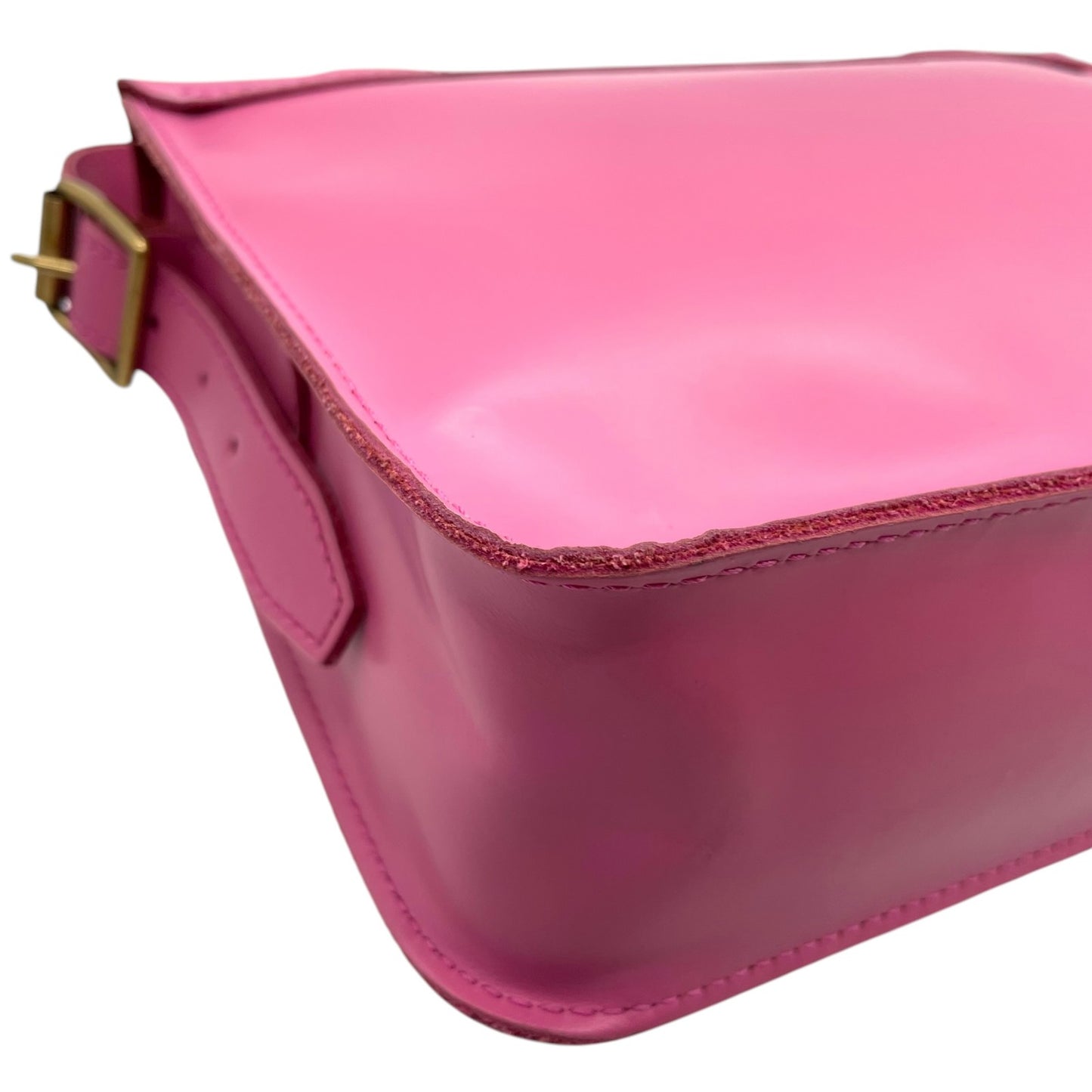 ドクターマーチン Dr.Martens サッチェルバッグ ショルダー レザー ゴールド 金金具 ピンク 2WAY レディース C9