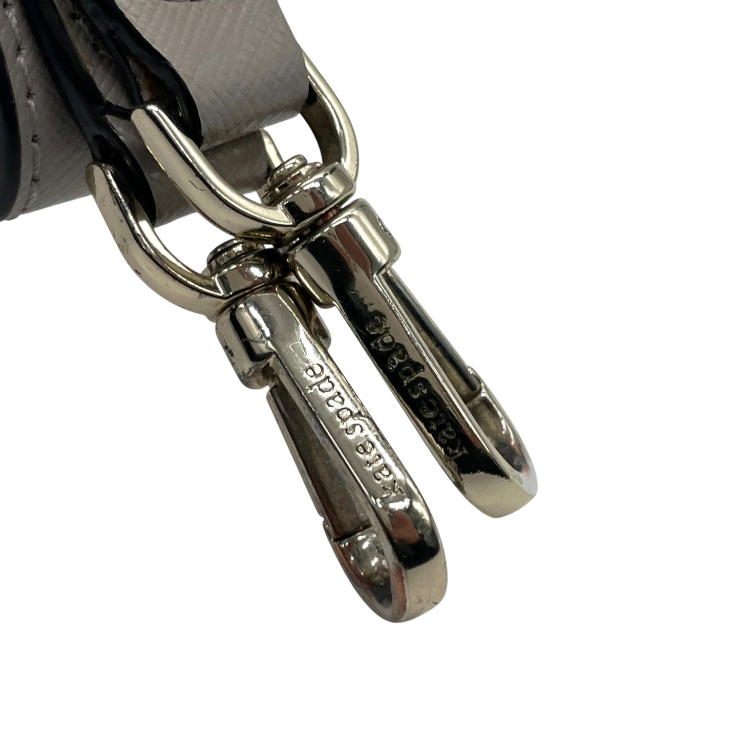 ケイトスペード kate spade ニコラ 2WAY ハンドバッグ ショルダーバッグ ミニバッグ 黒 ブラック グレー レザー シルバー金具 クロスボディ 斜め掛け可 カメラバッグ レディース S30