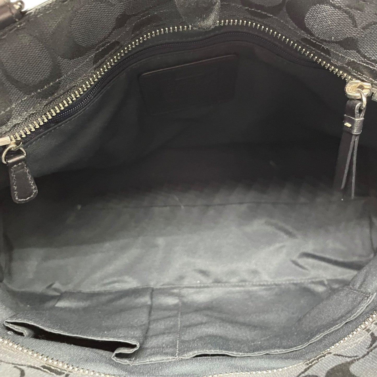 コーチ COACH トートバッグ シグネチャーF08K07 黒 ブラック 紺 ネイビー ジャガード レザー ホースビット A4対応 通勤 通学 U12