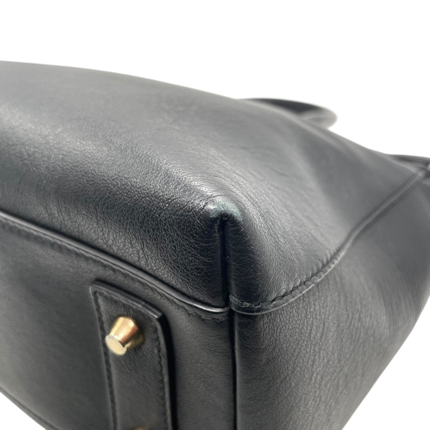 フルラ FURLA ハンドバッグ ショルダーバッグ 肩掛け 2WAY 黒 ブラック レザー 金金具 ゴールド金具 T8