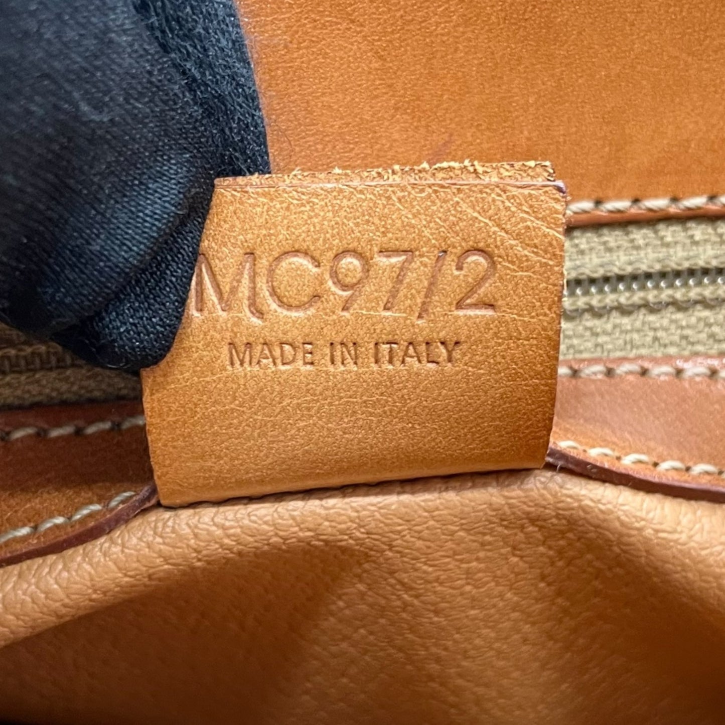 美品 CELINE セリーヌ ヴィンテージ ハンドバッグ マカダム柄 トートバッグ ブラウン レザー PVC MC97 Z1