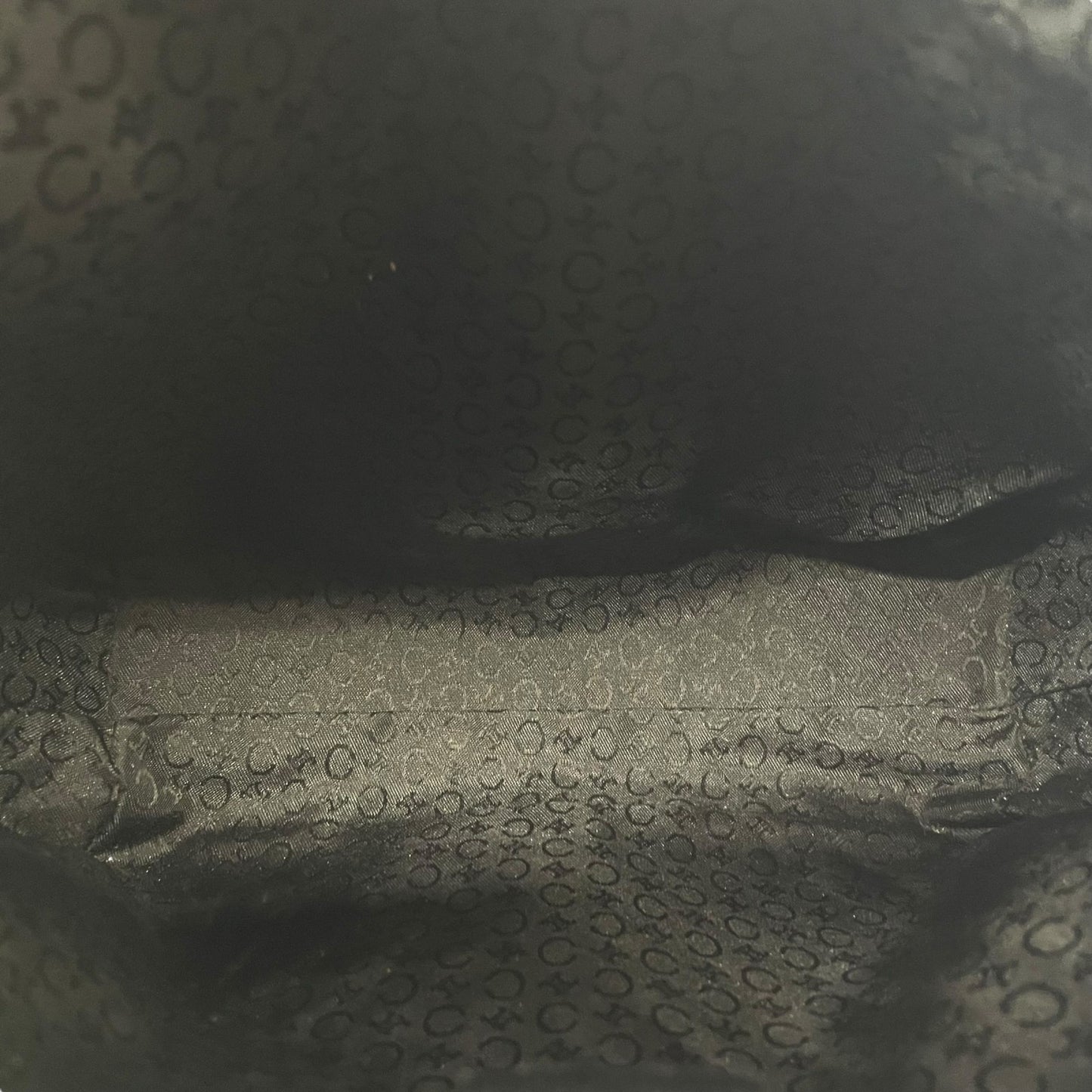 美品 CELINE セリーヌ Cマカダム ショルダーバッグ キャンバス レザー 黒 ブラック シルバー金具 メッセンジャーバッグ オールドセリーヌ メンズ レディース K11