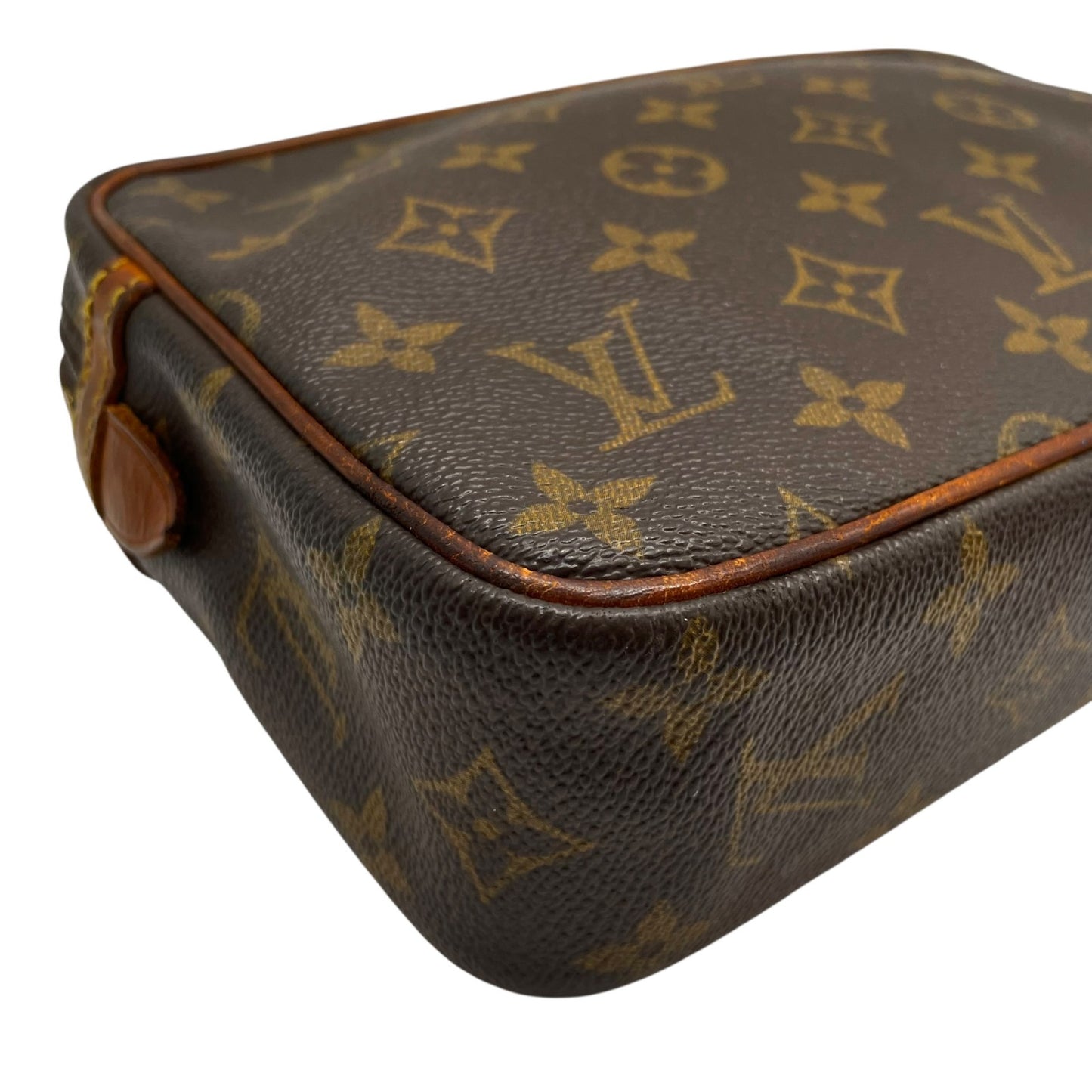 LOUIS VUITTON ルイヴィトン モノグラム コンピエーニュ セカンドバッグ クラッチバッグ PVC レザー M51847 茶 ブラウン ゴールド金具 メンズ W3