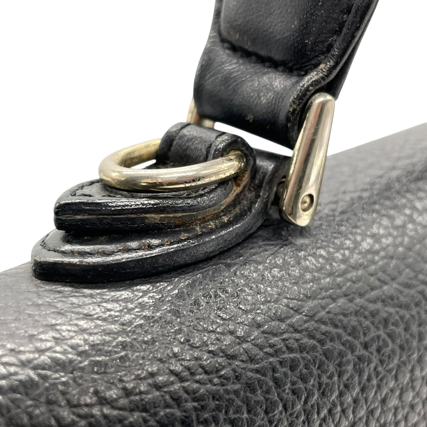 美品 BURBERRYS バーバリーズ フォーマル 2WAY ハンドバッグ ショルダーバッグ シボ革 レザー ブラック シルバー金具 ノバチェック シャドーホース ヴィンテージ C5