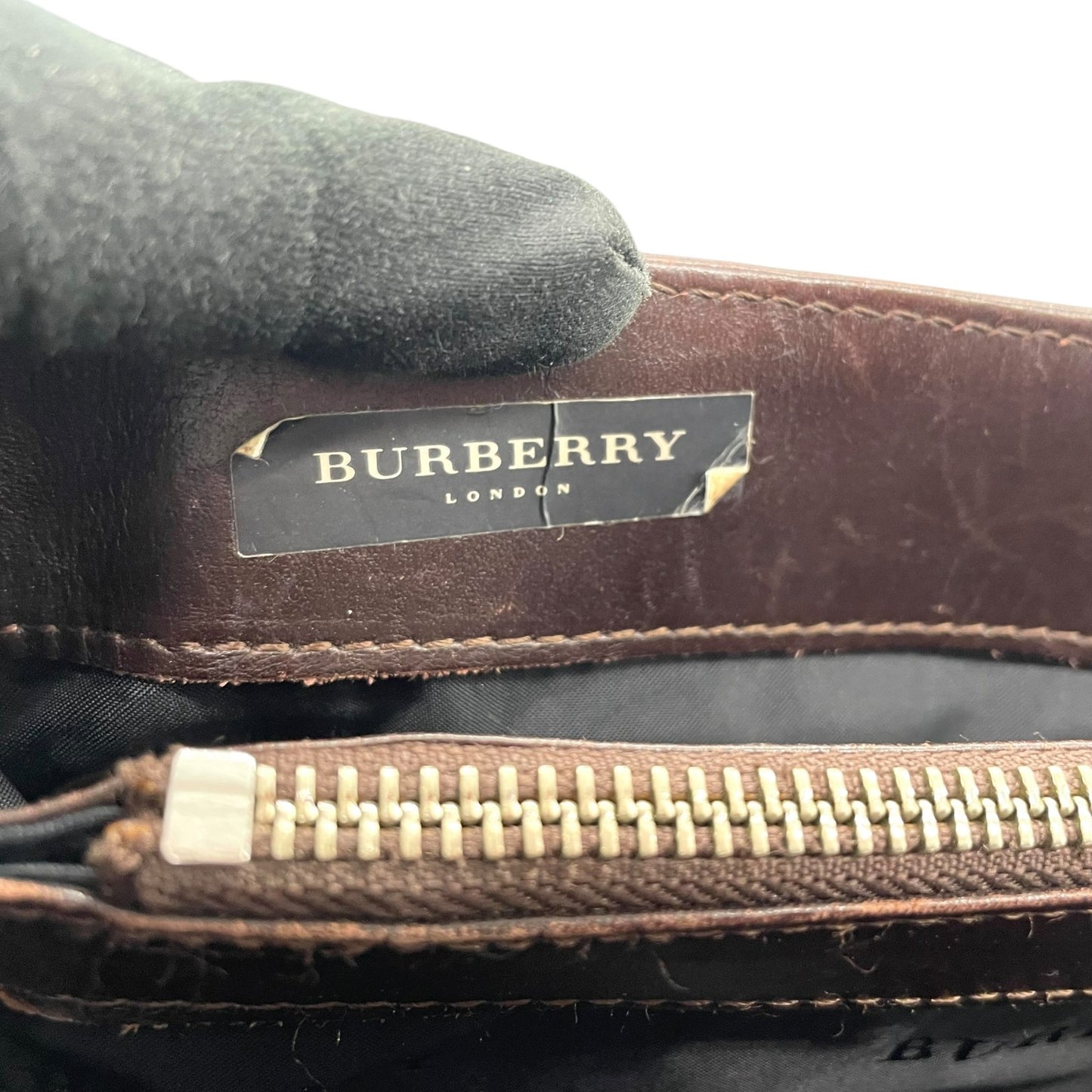 Burberry バーバリー トートバッグ ハンドバッグ ノバチェック キャンバス×レザー メタルロゴプレート ベージュ×ブラウン ユニセックス K8