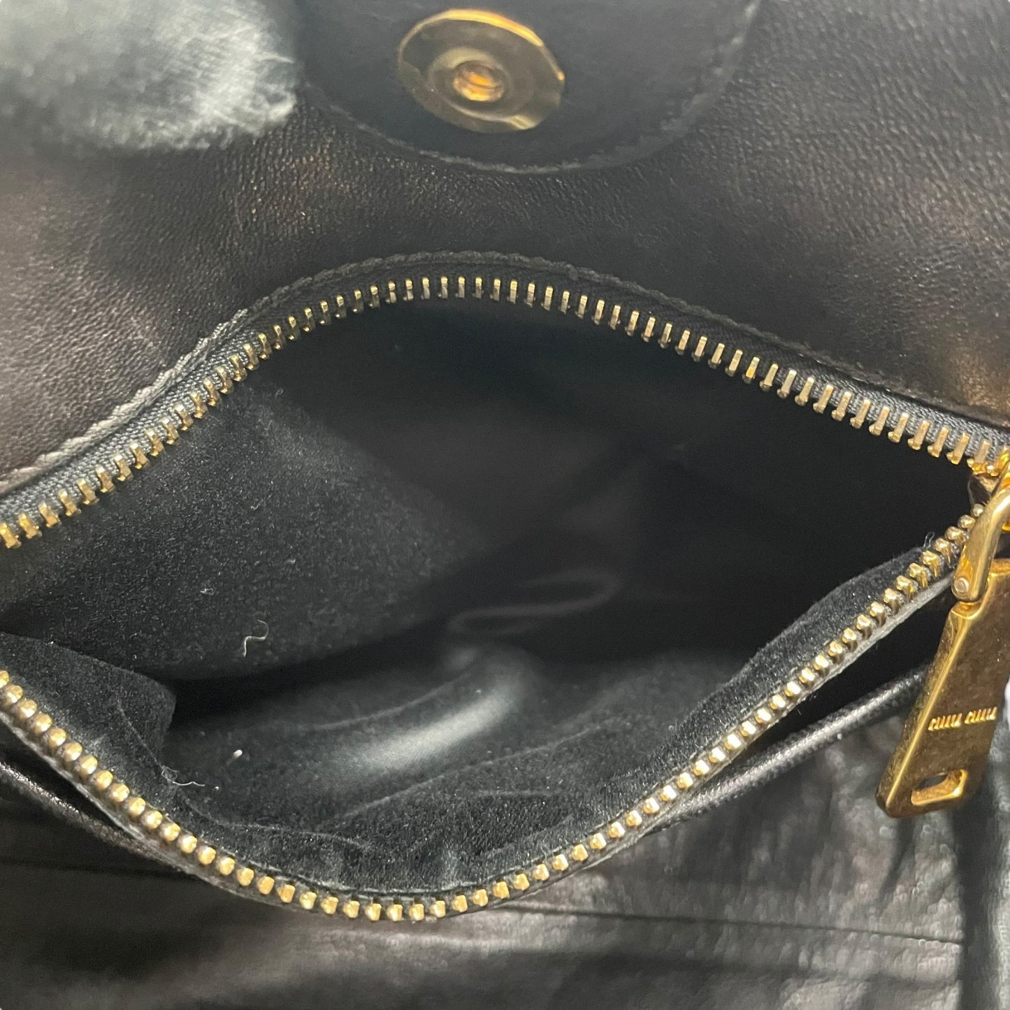 美品 miu miu ミュウミュウ トートバッグ ハンドバッグ バイカラー バイカー ナッパ ゴールド金具 レディース レザー 本革 A1