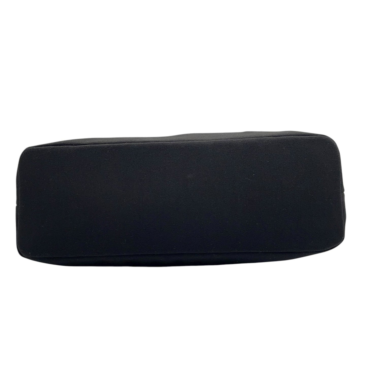 マリークヮント MARY QUANT トートバッグ ストライプ デイジー 花モチーフ ショルダー付き 2WAY 黒 ブラック ホワイト T3