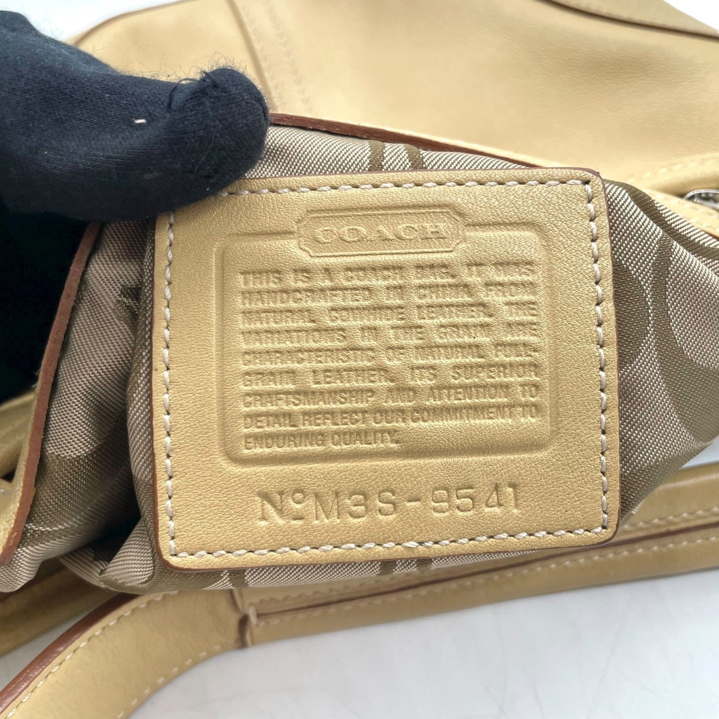 コーチ COACH レザー ホーボーバッグ ワンショルダー ベージュ ショルダーバッグ レディース U2 Y2K 00s