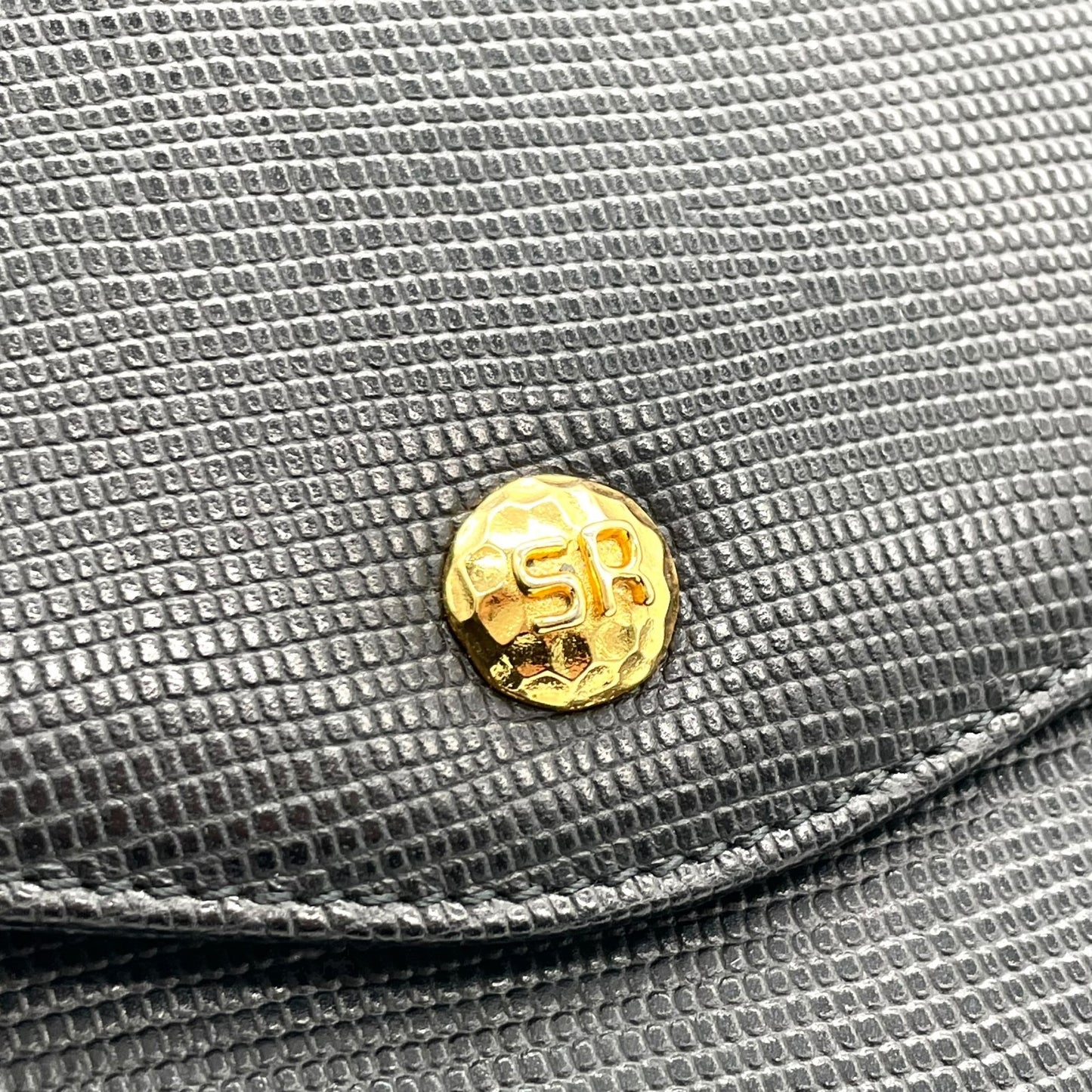 ソニアリキエル SONIA RYKIEL 型押し レザー ハンドバッグ ショルダーバッグ 2WAY 黒 ブラック 金金具 ゴールド金具 フォーマル S51