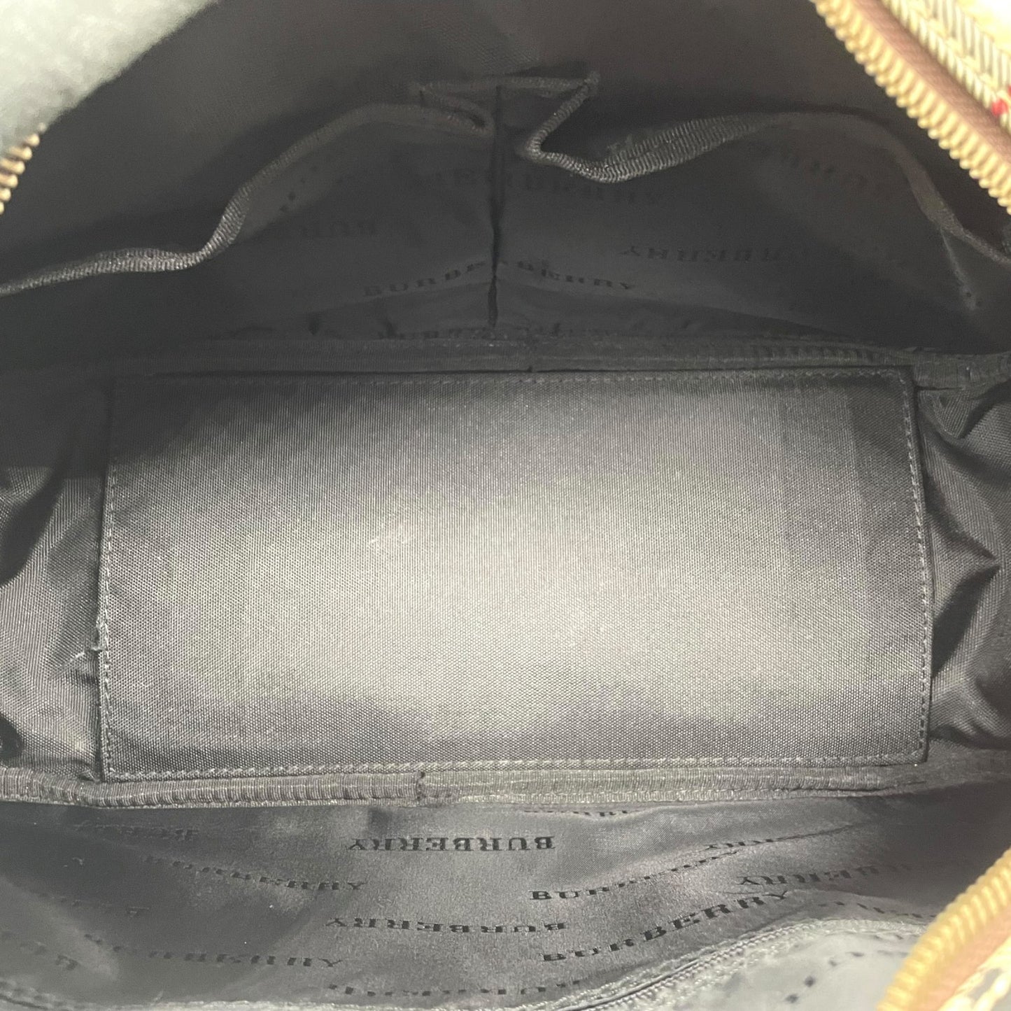 美品 バーバリー BURBERRY ハウスチェック ノバチェック ボストンバッグ レザー キャンバス 茶色 ブラウン×ベージュ ロゴプレート C7