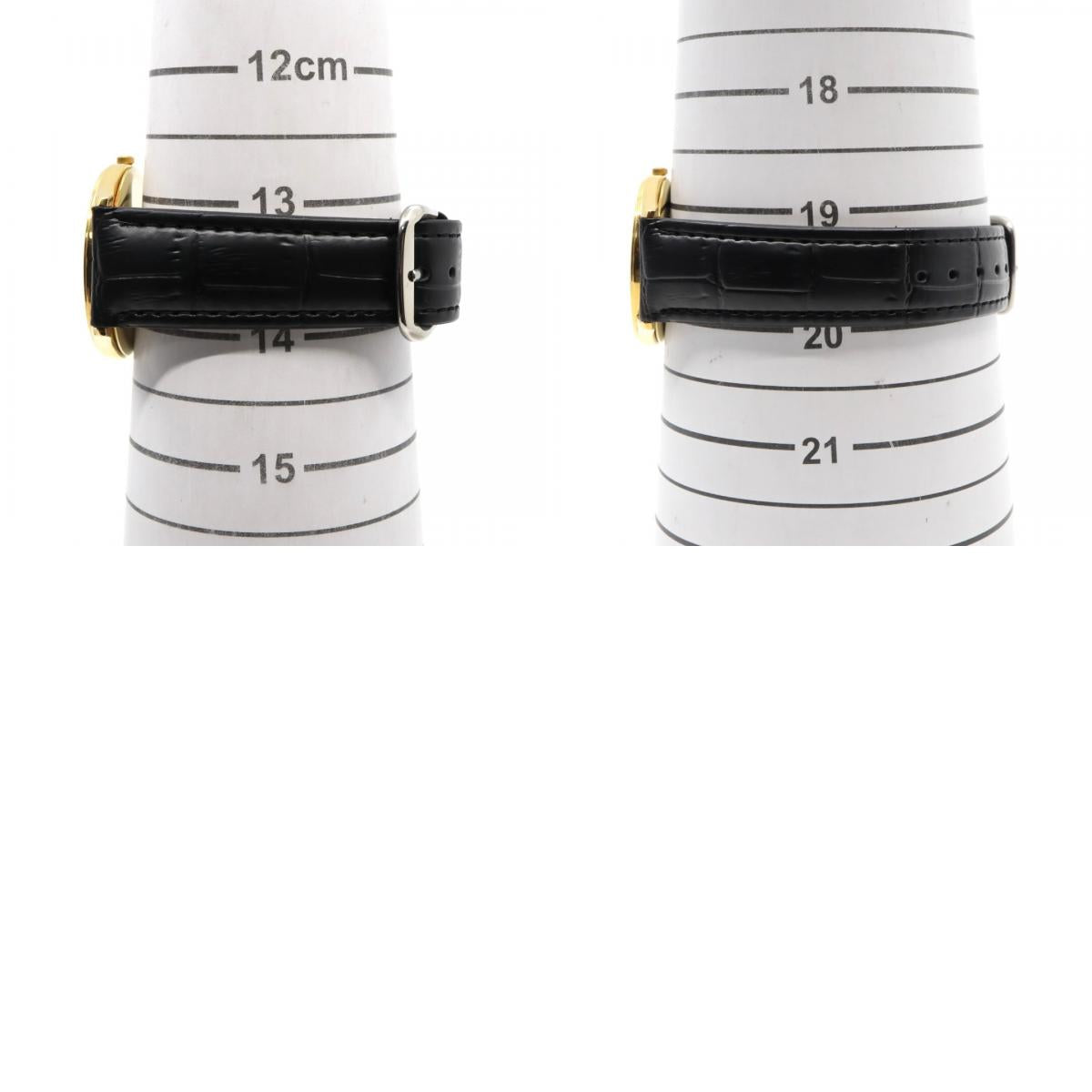 【美品 電池交換済 新品ベルト】バーバリー Burberrys 腕時計 4631-E66076 TA メンズウォッチ クォーツ ゴールドケース アイボリー文字盤 ブラックレザー アナログ クラシック ビンテージ ドレスウォッチ エレガント 稼働品 G3