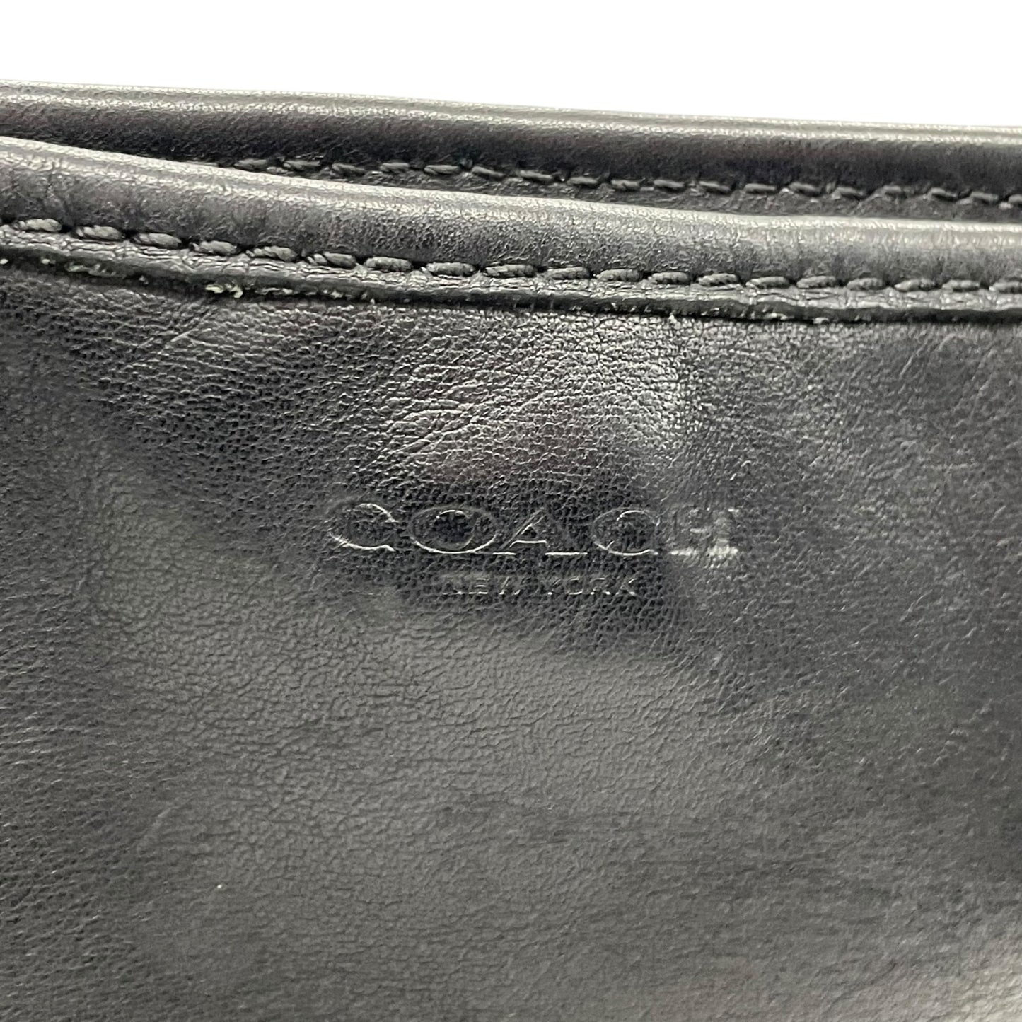 コーチ COACH トートバッグ 黒 ブラック レザー シンプルデザイン A4対応 肩掛け ショルダー 71329 チャーム付き U11