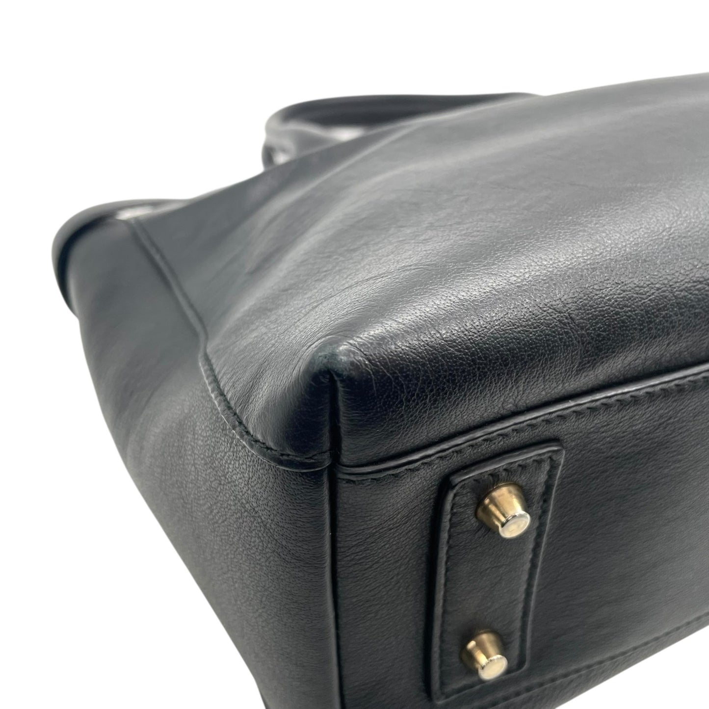 フルラ FURLA ハンドバッグ ショルダーバッグ 肩掛け 2WAY 黒 ブラック レザー 金金具 ゴールド金具 T8