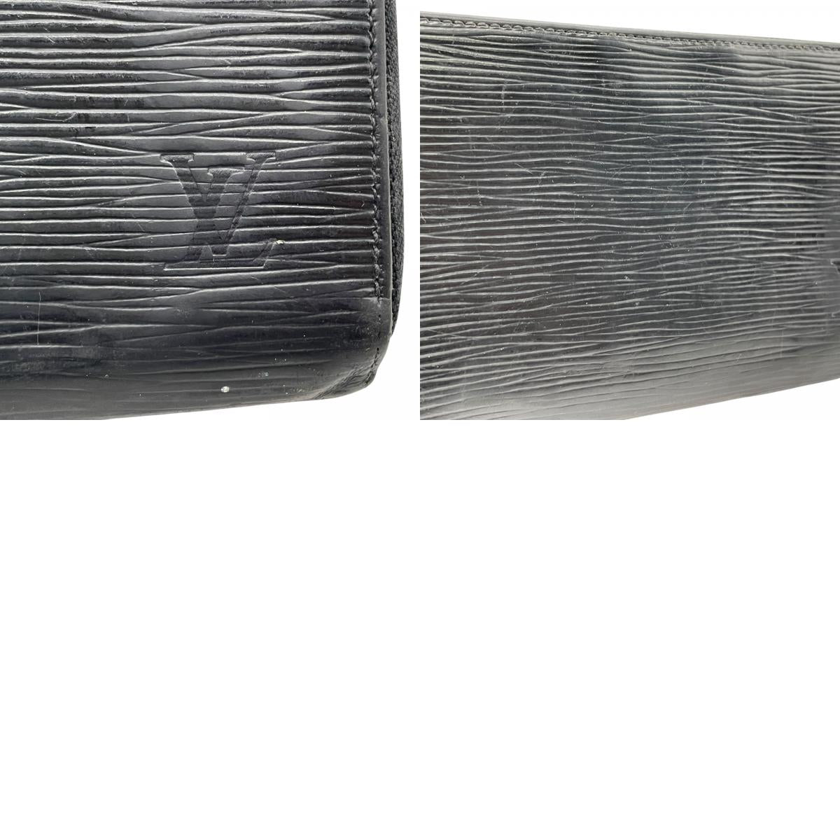 LOUIS VUITTON ルイヴィトン エピ ジッピーウォレット 長財布 M61857 黒 ブラック ノワール シルバー金具 メンズ W3