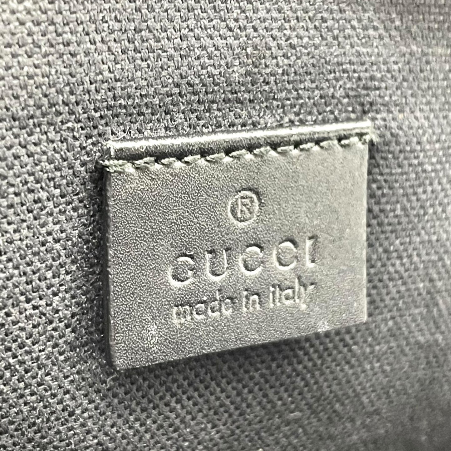 GUCCI グッチ GGスプリーム ボディバッグ ショルダーバッグ ウエストバッグ 黒 ブラック ネイビー PVC レザー GG柄 シルバー金具 478325 メンズ Z1