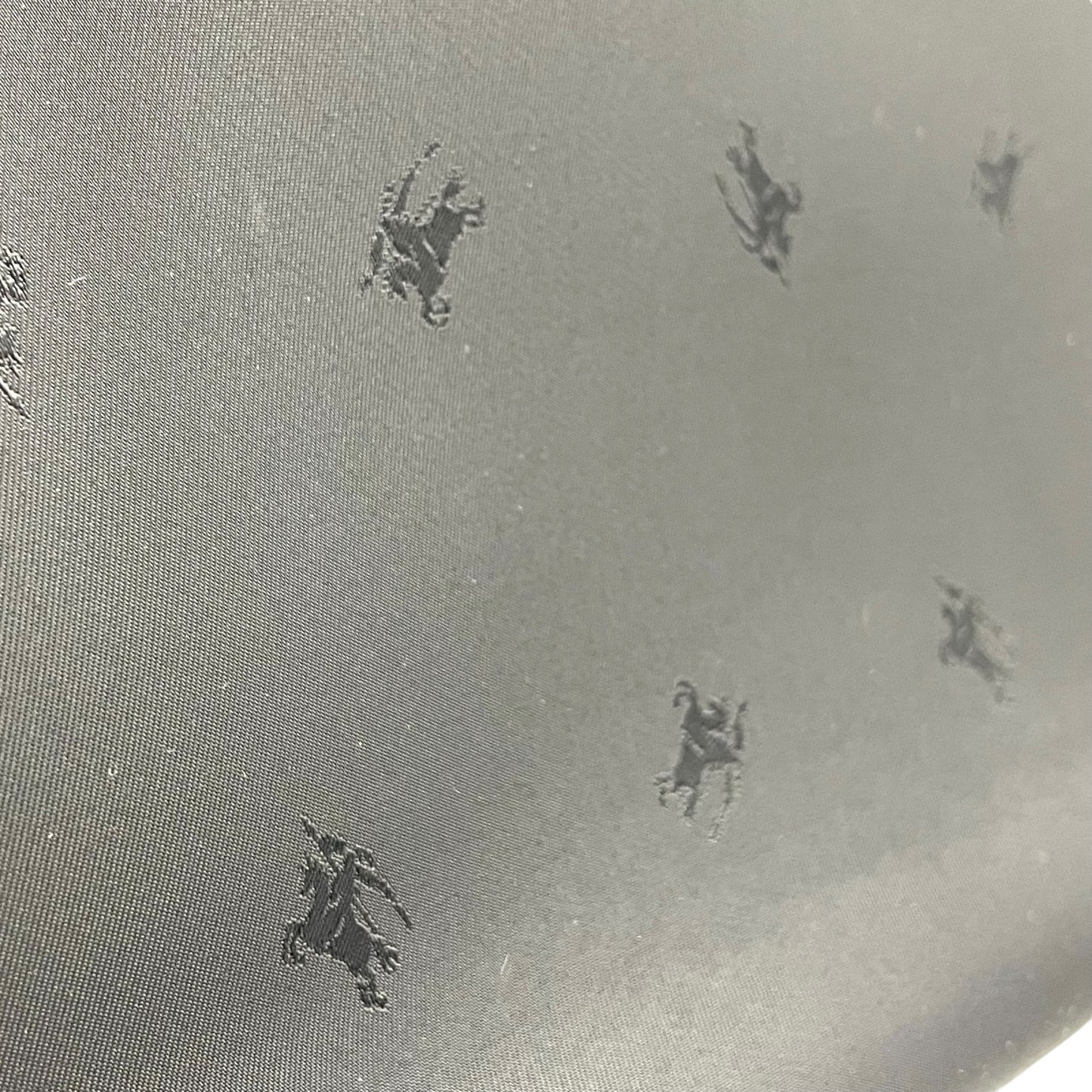 美品 BURBERRY バーバリー ショルダーバッグ ワンショルダー ハンドバッグ 黒 ブラック ナイロン レザー シルバー金具 シャドーホース エクエストリアン・ナイト 肩掛け レディース D4