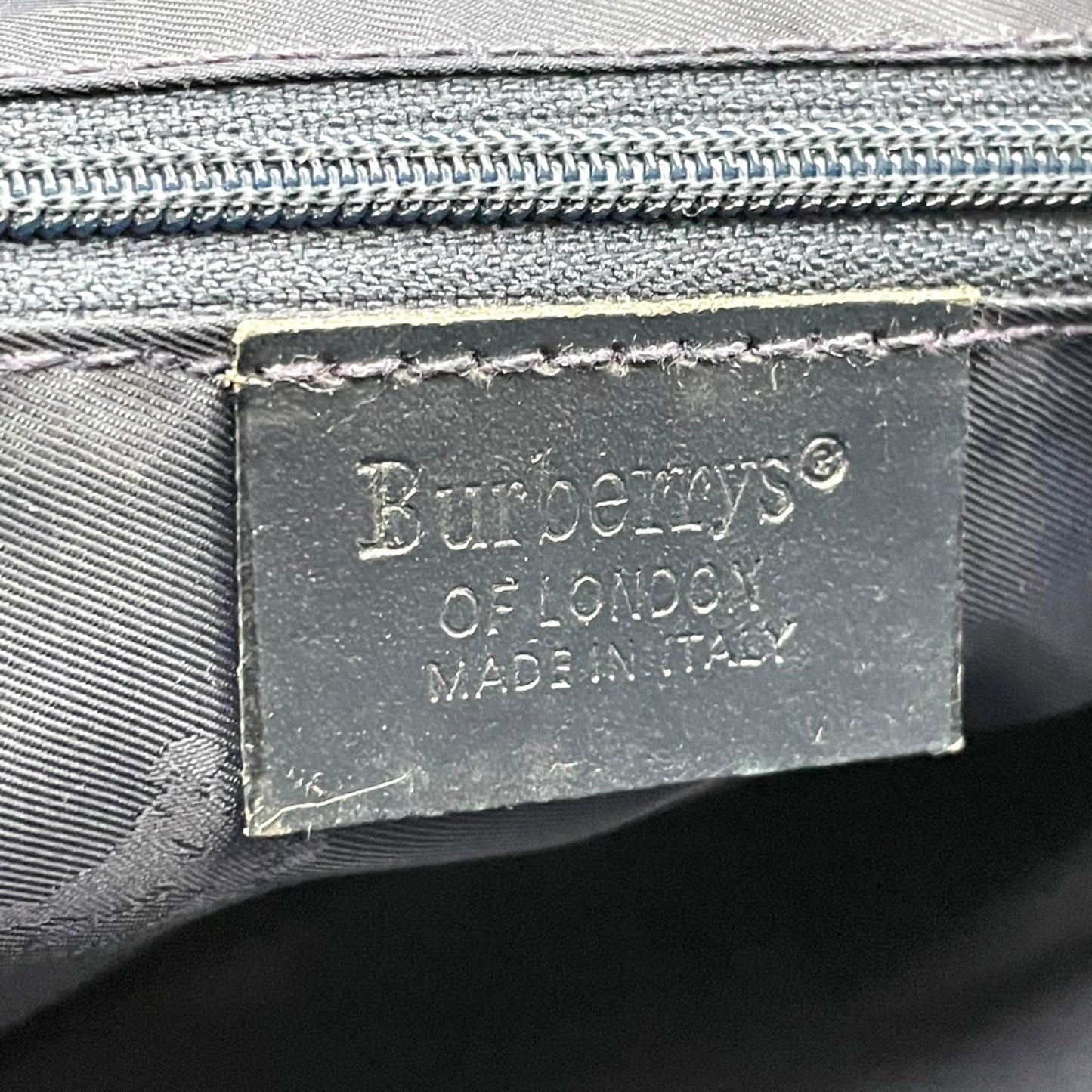 バーバリーズ Burberrys ノバチェック ショルダーバッグ ネイビー 紺 ゴールド金具 ヴィンテージ ロゴエンブレム B3