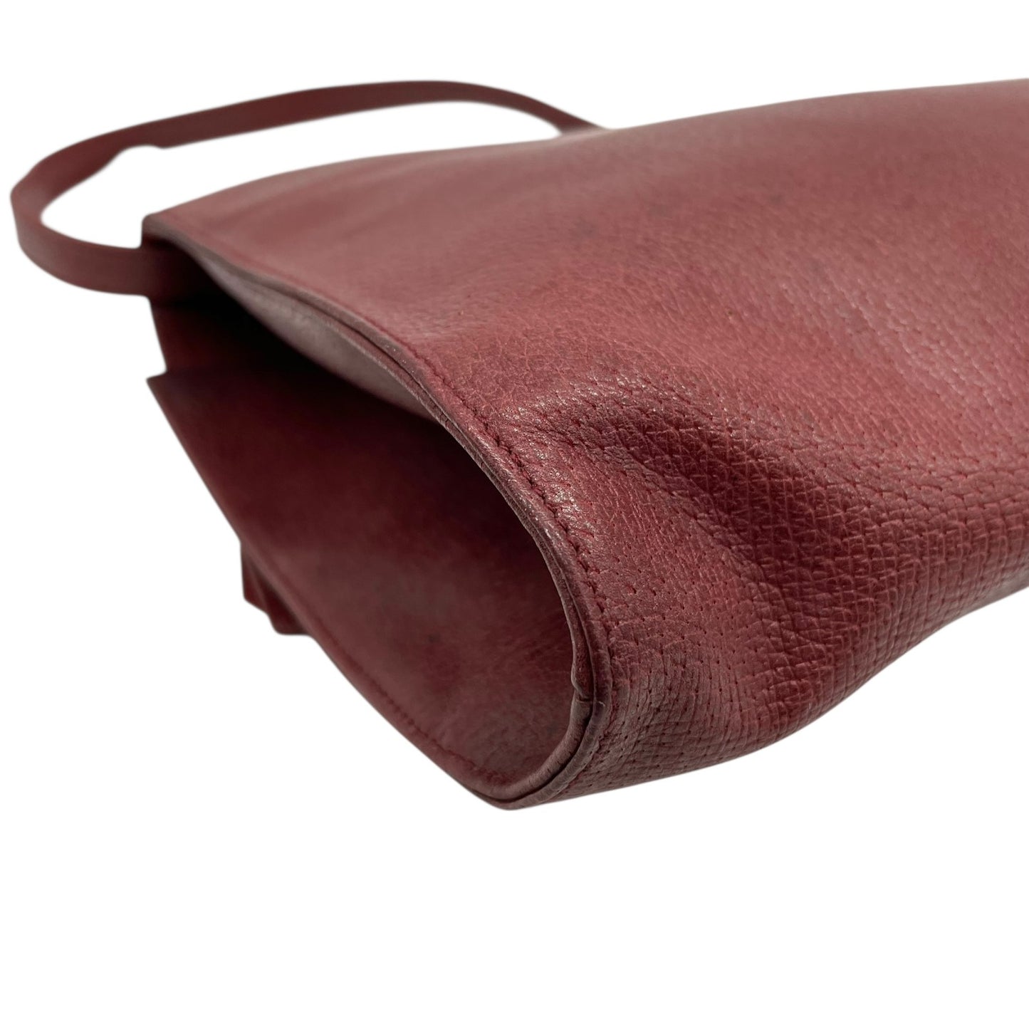 ヴァレンティノ ガラヴァーニ VALENTINO GARAVANI ショルダーバッグ メッセンジャーバッグ レッド ボルドー ワインレッド レザー フリンジ レディース S80