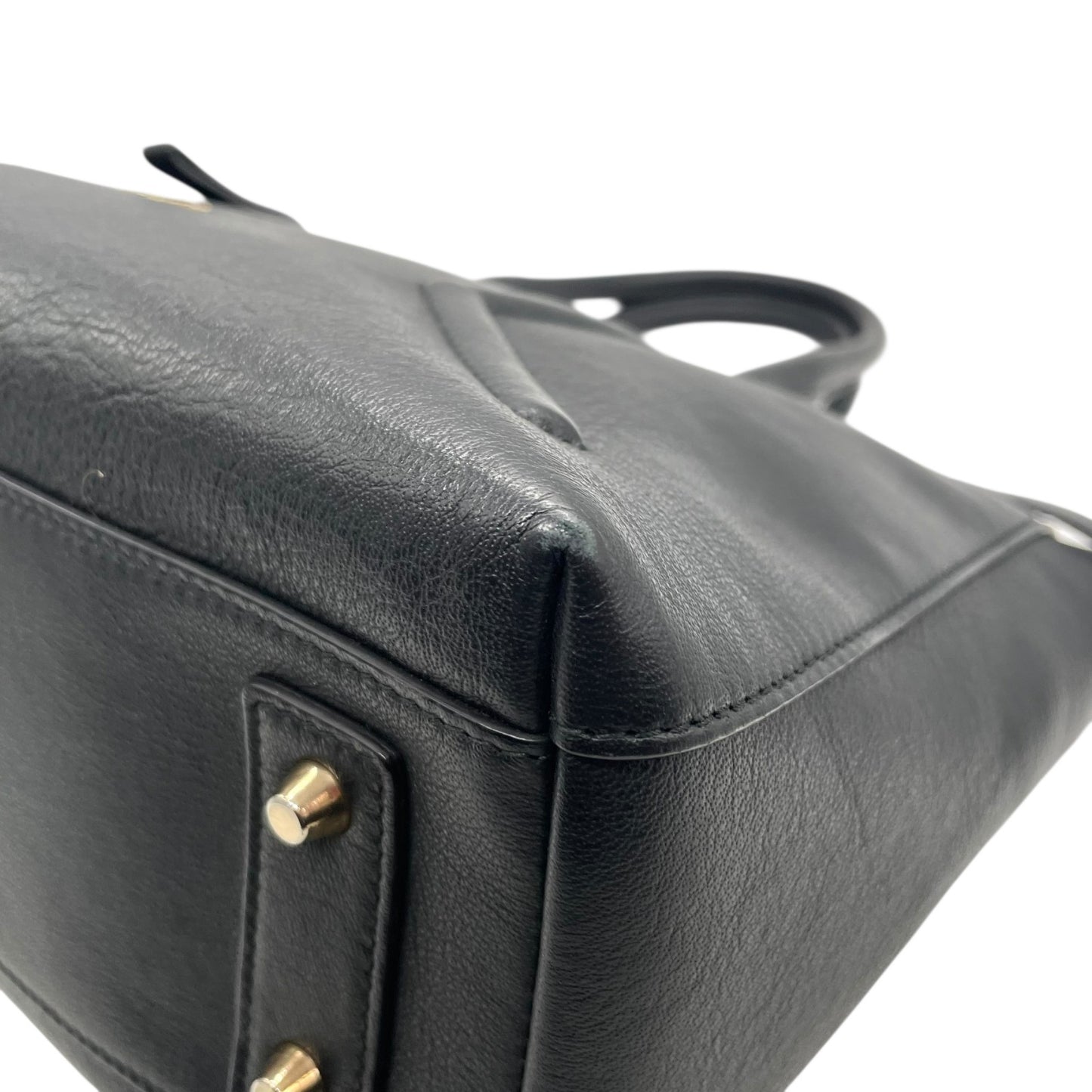 フルラ FURLA ハンドバッグ ショルダーバッグ 肩掛け 2WAY 黒 ブラック レザー 金金具 ゴールド金具 T8