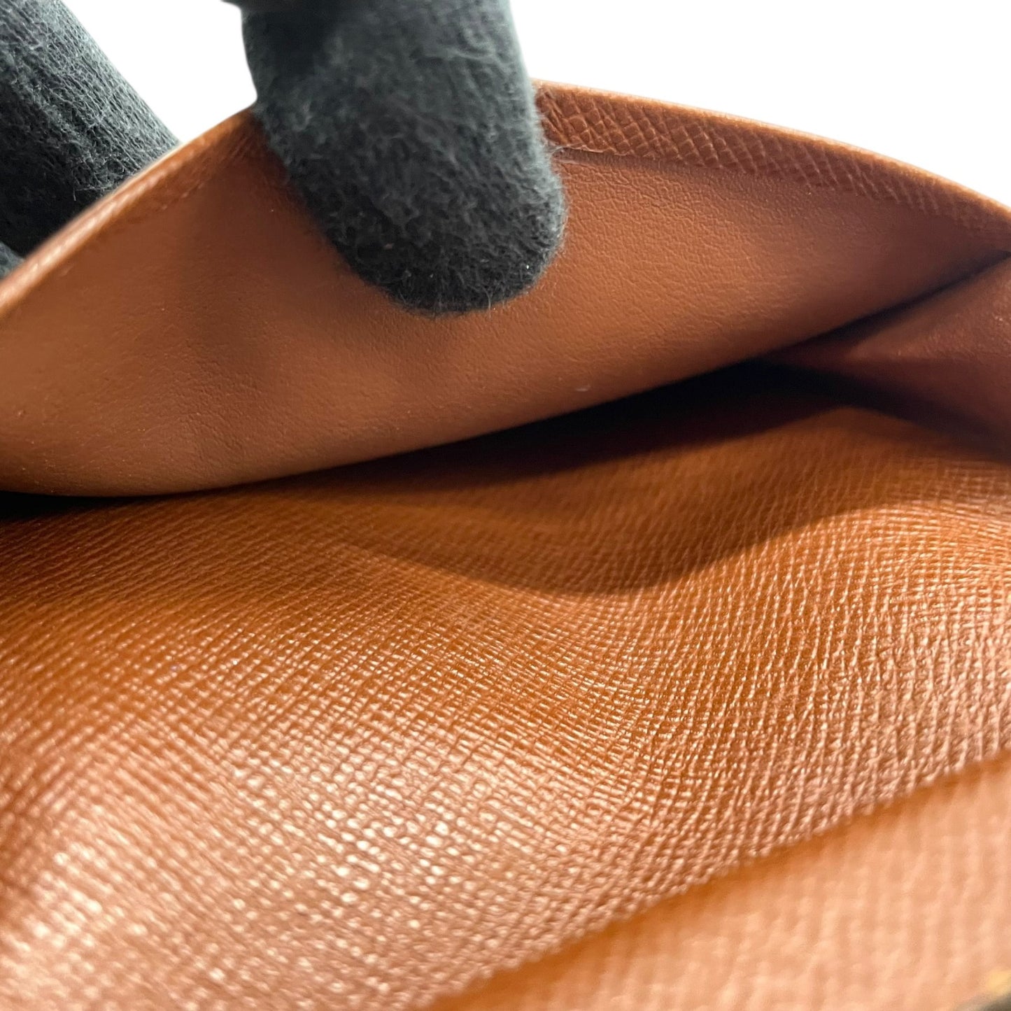 ルイ・ヴィトン Louis Vuitton ジャポン サンガプール M60530 モノグラムキャンバス 二つ折り カードケース パスケース 名刺入れ ブラウン PVC×レザー ゴールド金具 メンズ レディース M5