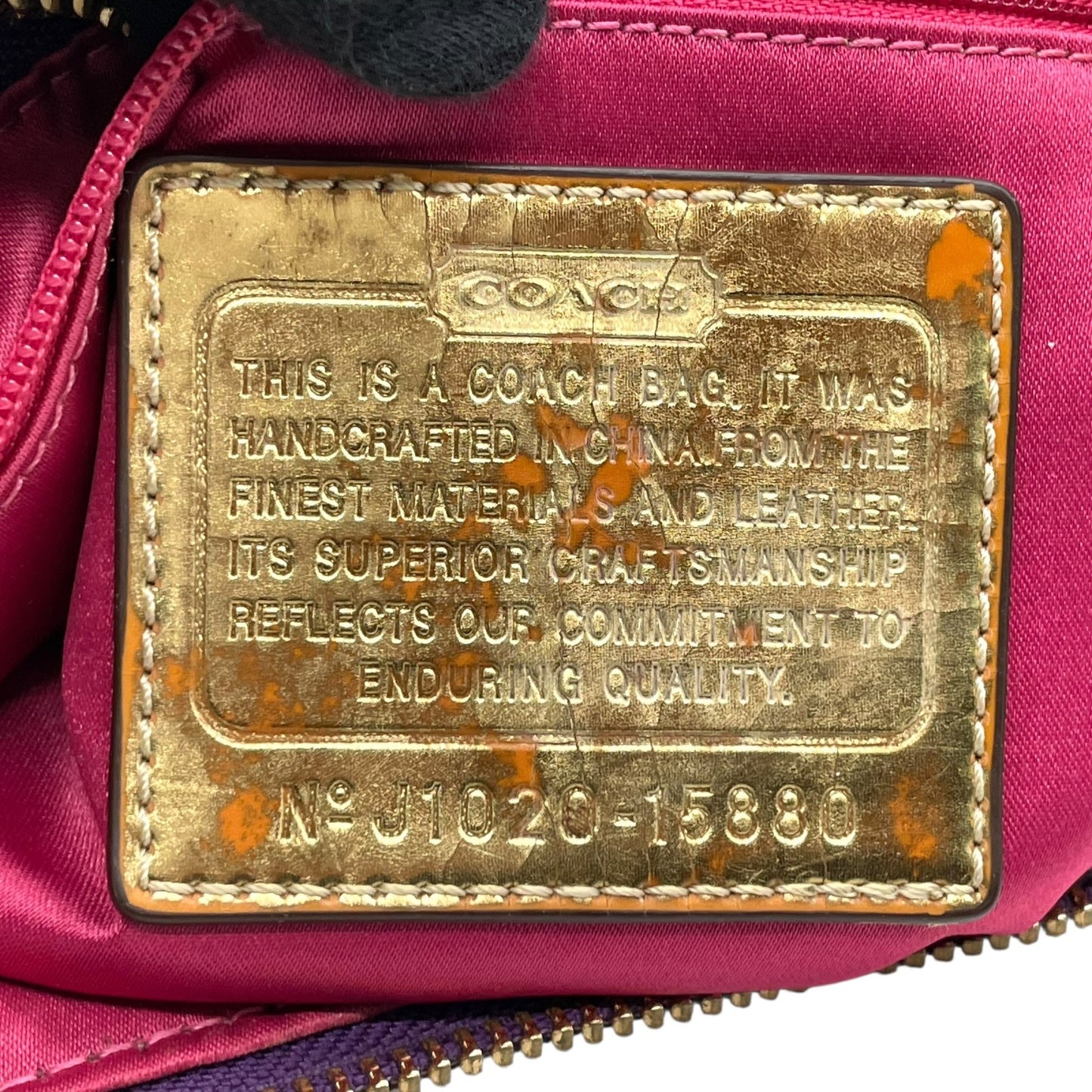 COACH コーチ 15880 ポピー Y2K 00s vintage 2way シグネチャー ハンドバッグ ショルダーバッグ スカーフチャーム 総柄 キャンバス s91