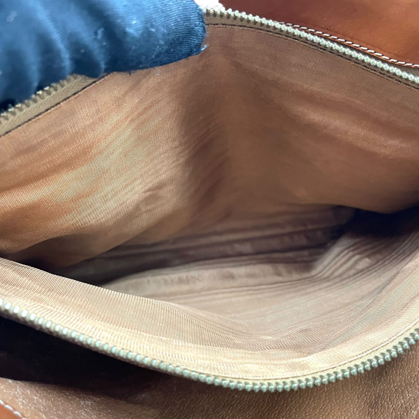 Authentic CELINE Vintage Macadam Handbag Brown PVC Leather Gold Hardware Tote Bag Women's