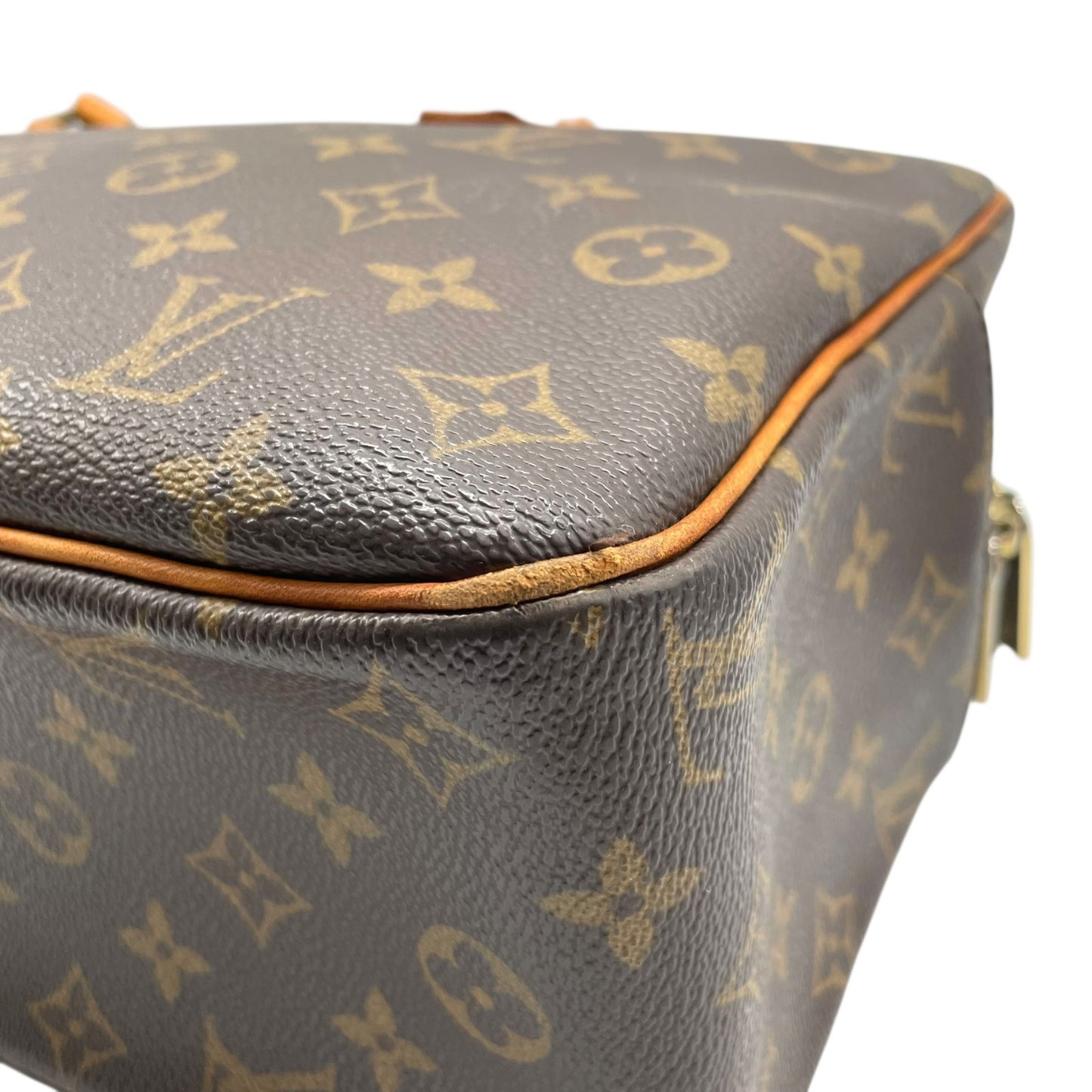 Authentic LOUIS VUITTON Monogram Cite Shoulder Bag M51181 Brown PVC Leather Gold Hardware Tote Bag Men's Women's Shoulder Strap