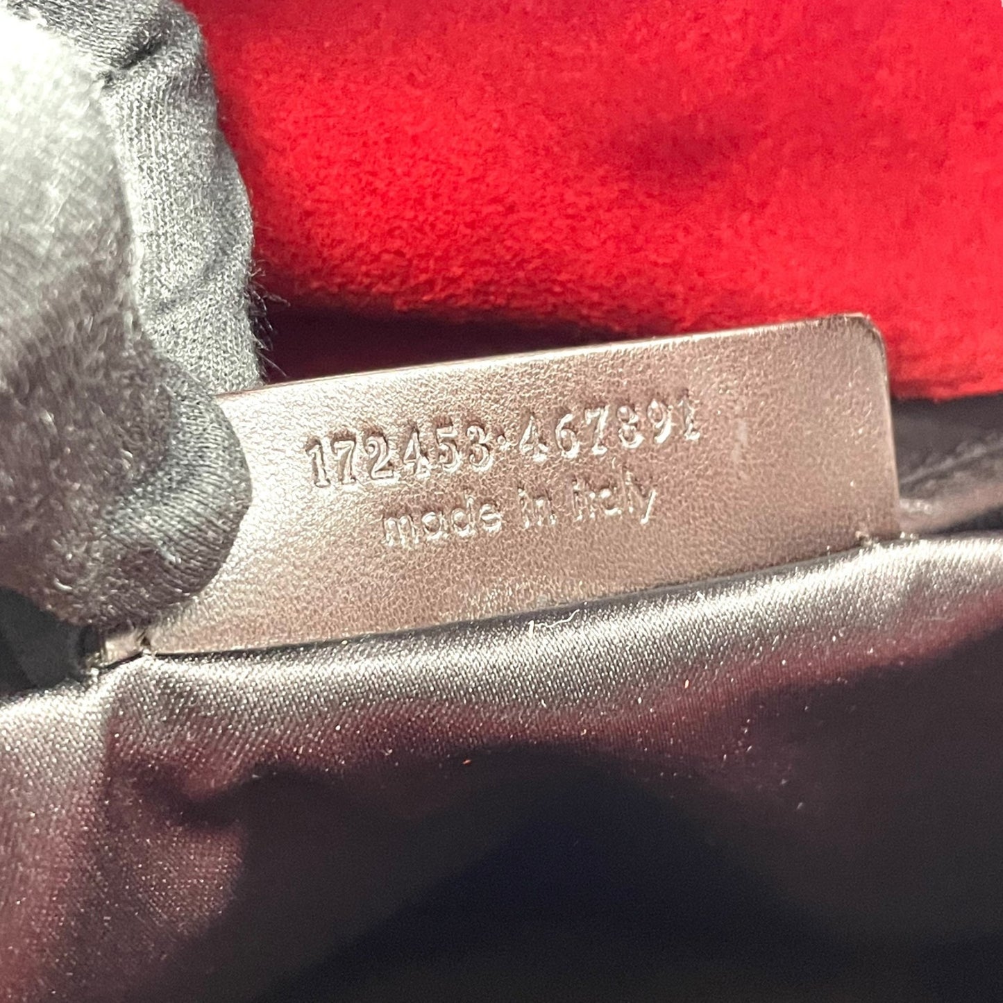 Authentic YVES SAINT LAURENT Downtown Patent Leather Red Enamel Vintage Tote Bag Large Capacity Women