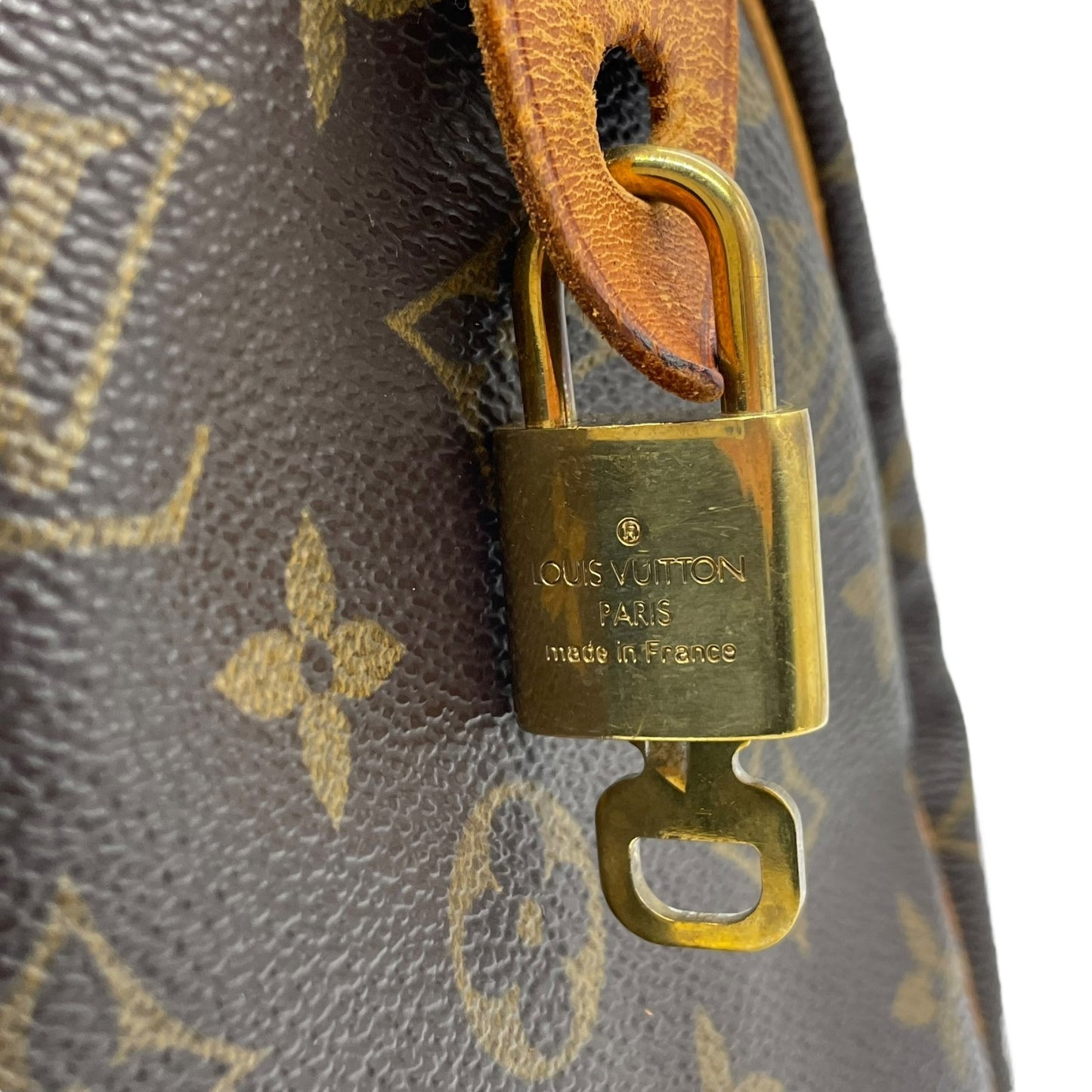 Authentic Louis Vuitton Speedy 25 Monogram Mini Boston Bag Brown Leather M41109