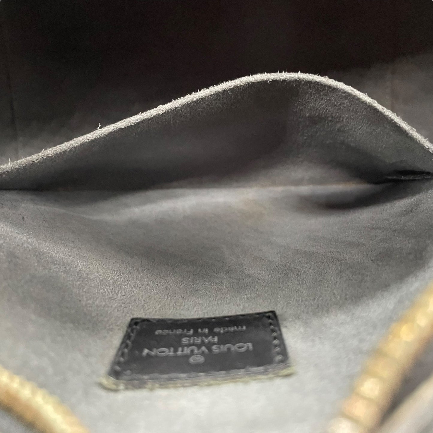 極美品 LOUIS VUITTON ルイ・ヴィトン サブロン ハンドバッグ エピ ノワール ブラック M52042 ゴールド金具 レディース D