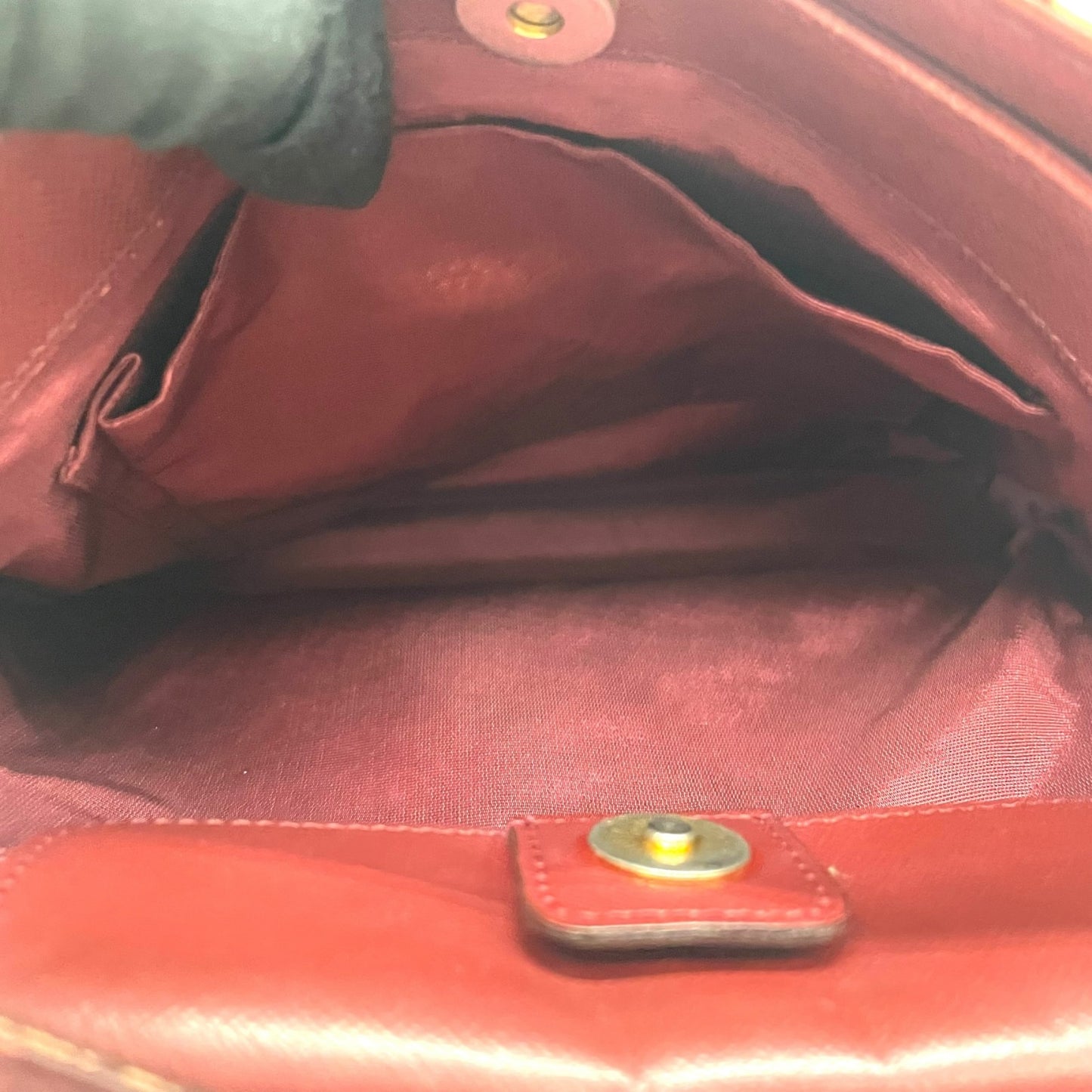 バーバリー Burberry ヴィンテージ ショルダーバッグ ハンドバッグ ノバチェック 赤 ボルドーレザー ワンショルダー C8