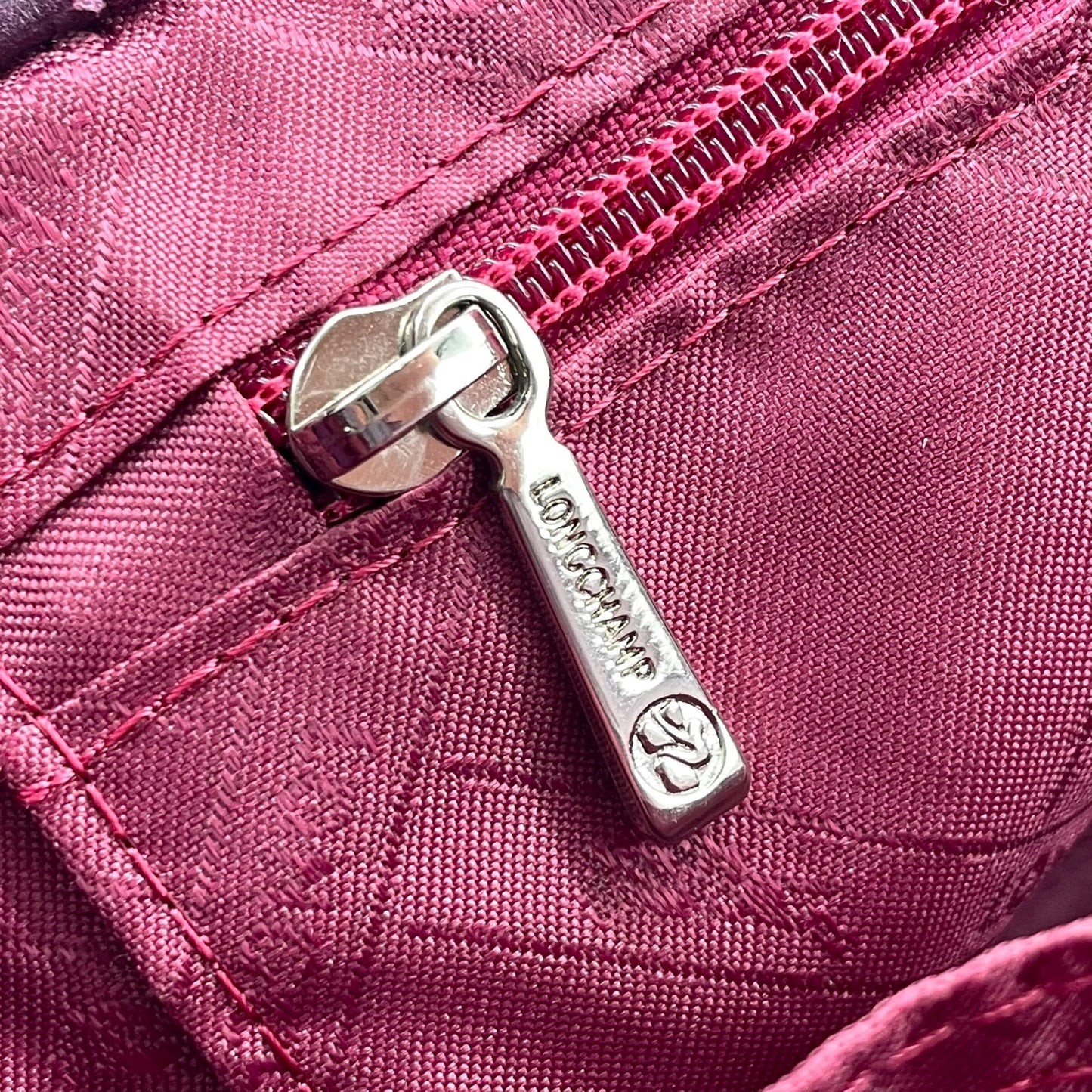 ロンシャン LONGCHAMP ハンドバッグ ベルトデザイン フラップ パープル レザー 本革 シルバー金具 ユニセックス レディース Y2K 00s ヴィンテージ s94 vintage