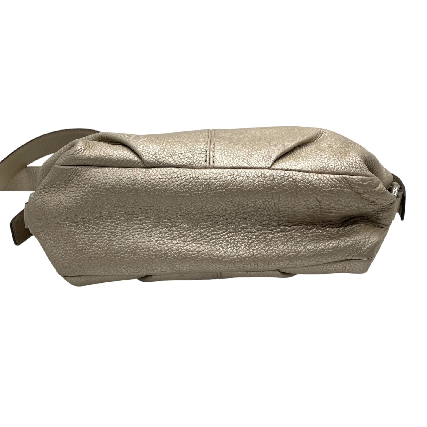 コーチ COACH レザー ショルダーバッグ 肩掛け F15065 グレージュ ベージュ シルバー金具 柔らかいシボ革 上品 C5